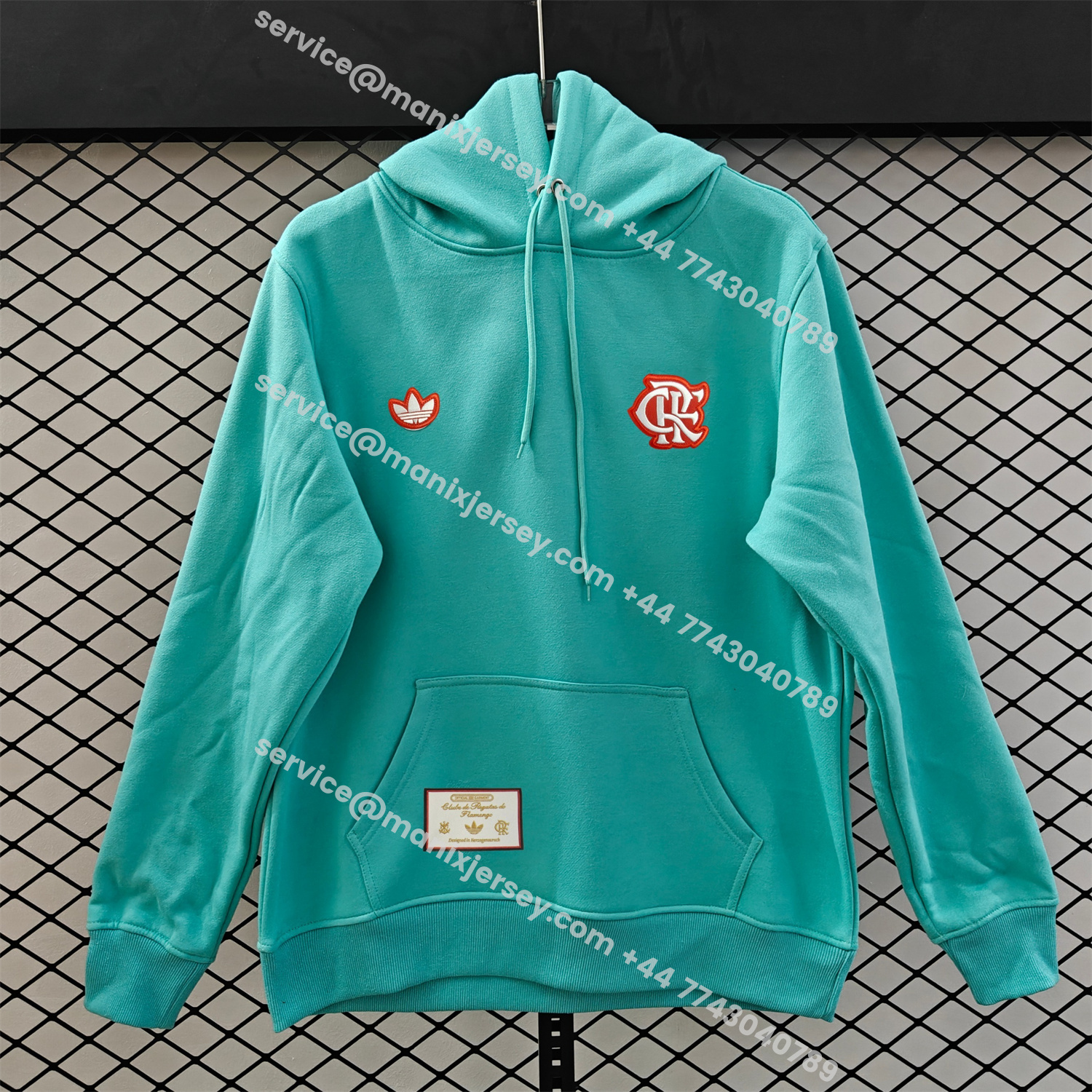 ManixJersey.com | Flamengo 25-26 Originals Terrace Icon Unisex Pullover Hoodie -Customize Name, Number and Patch | Worldwide Shipping