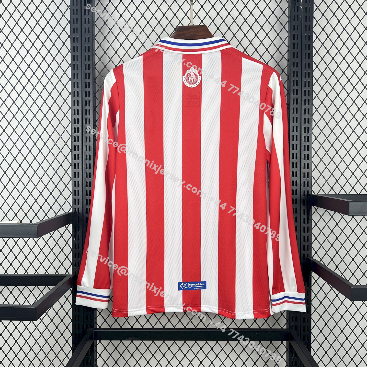 ManixJersey.com | Retro Chivas de Guadalajara 2016-17 110-Years Anniversary Long Sleeves Jersey -Customize Name, Number and Patch | Worldwide Shipping