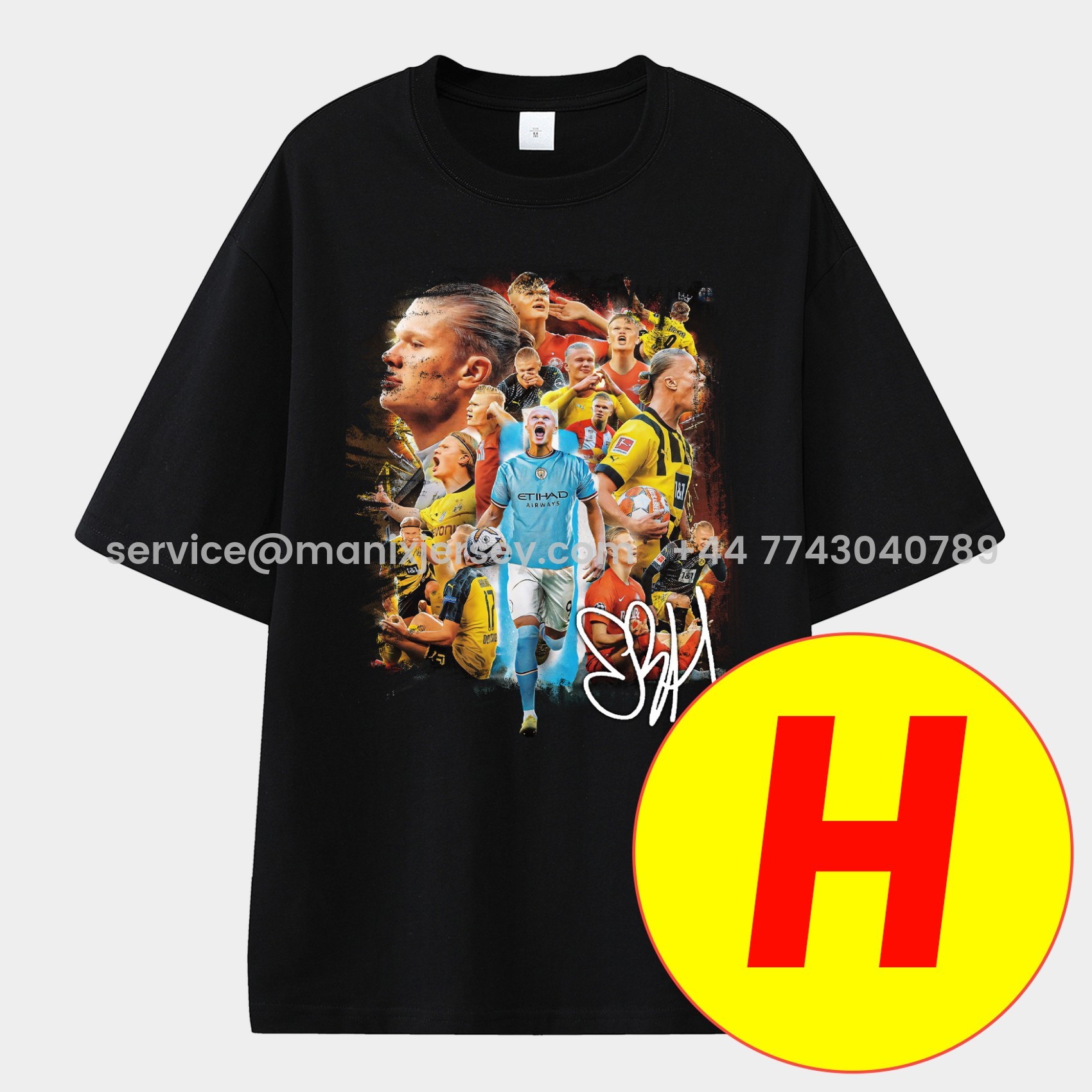 ManixJersey.com | Manchester City Highlights Of The Decade Unisex Pure Cotton T-shirt -Customize Name, Number and Patch | Worldwide Shipping