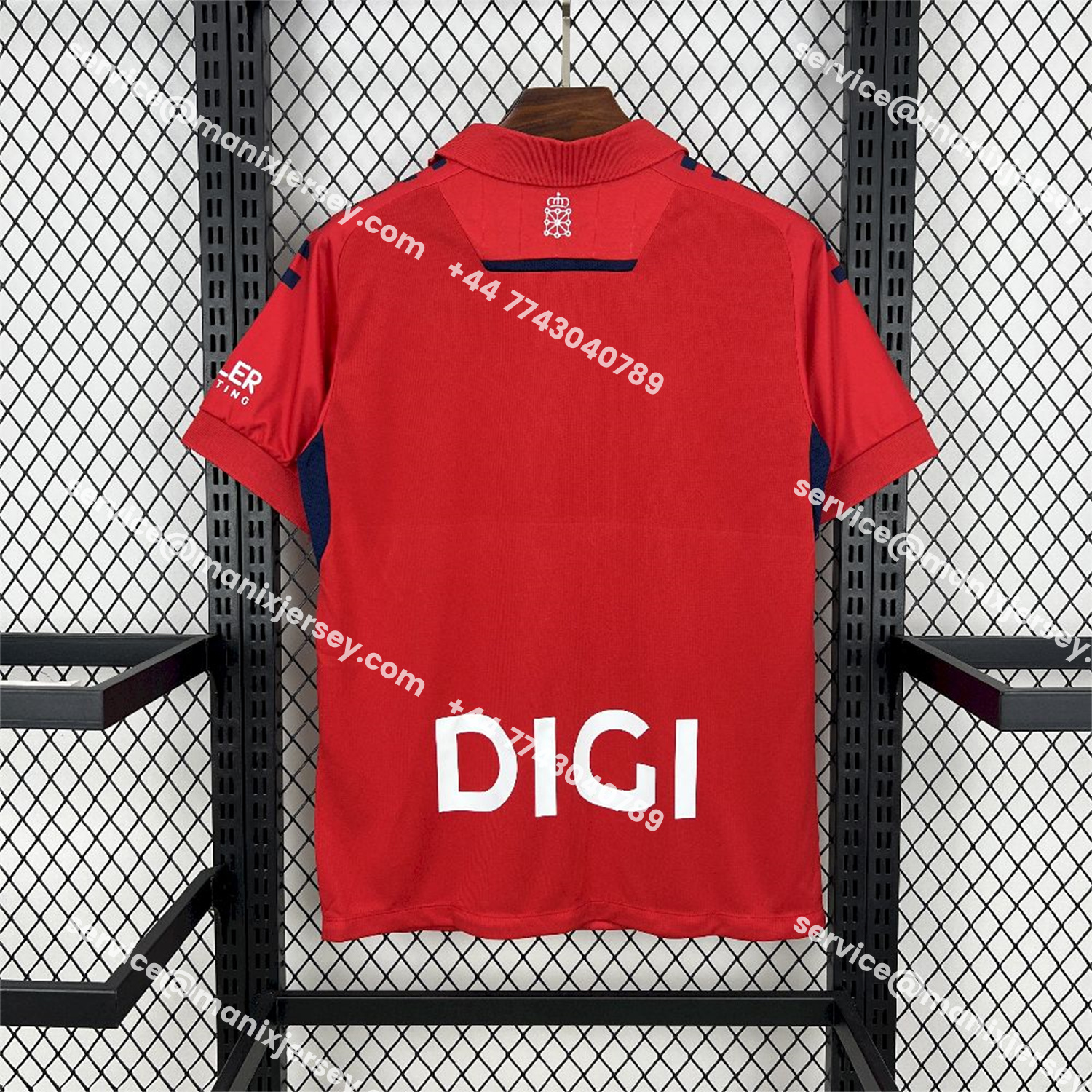 ManixJersey.com | Osasuna 25-26 Home Jersey - Fans Version -Customize Name, Number and Patch | Worldwide Shipping