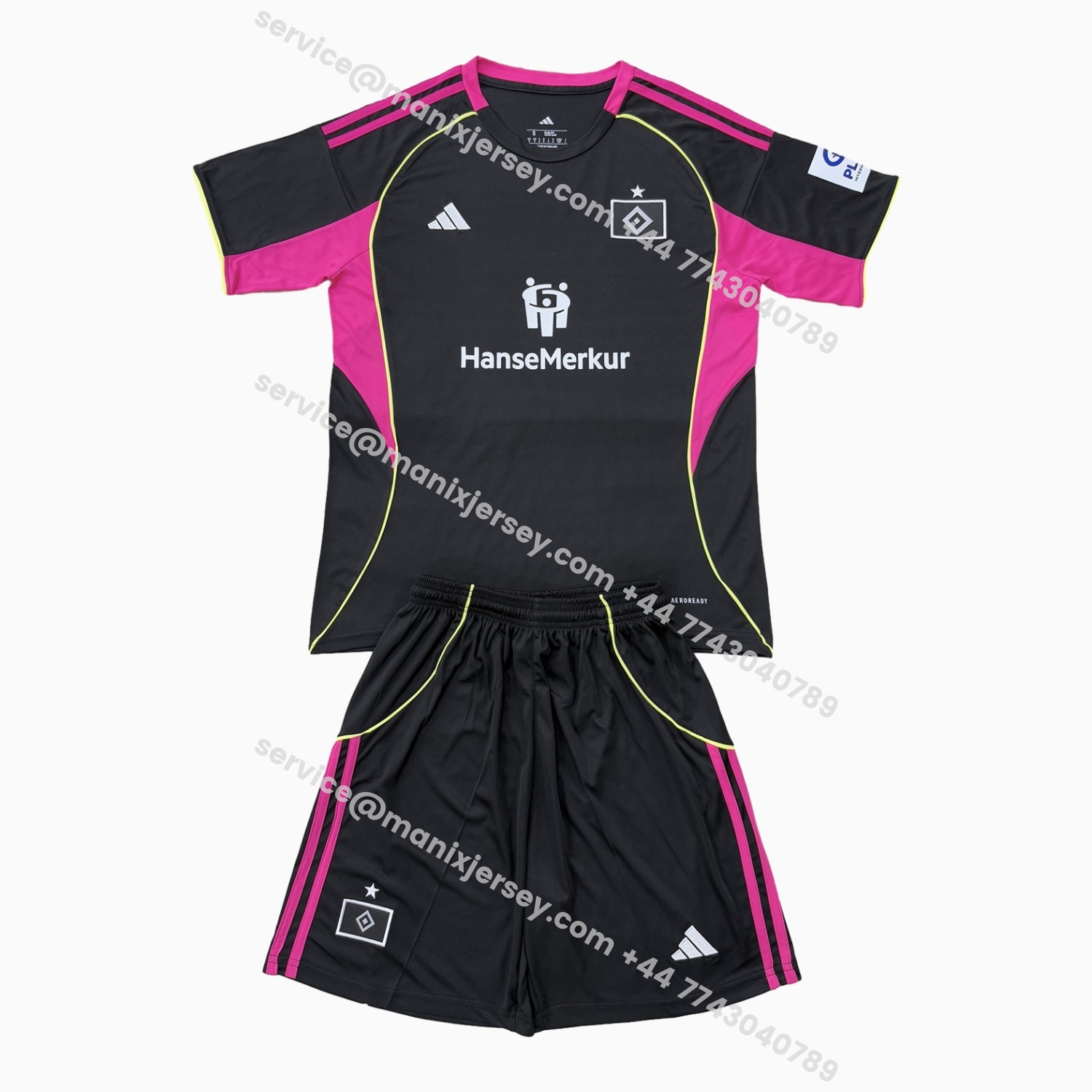 ManixJersey.com | Hamburger SV 25-26 Third Men's Adult Jersey Set - Fans Version -Customize Name, Number and Patch | Worldwide Shipping