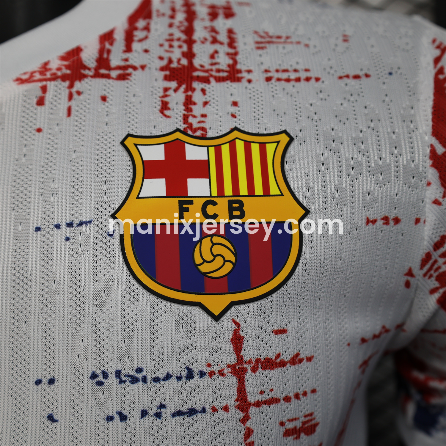 ManixJersey.com | Barcelona 25-26 Red & Blue & White Special Edition Jersey - Player Version -Customize Name, Number and Patch | Worldwide Shipping