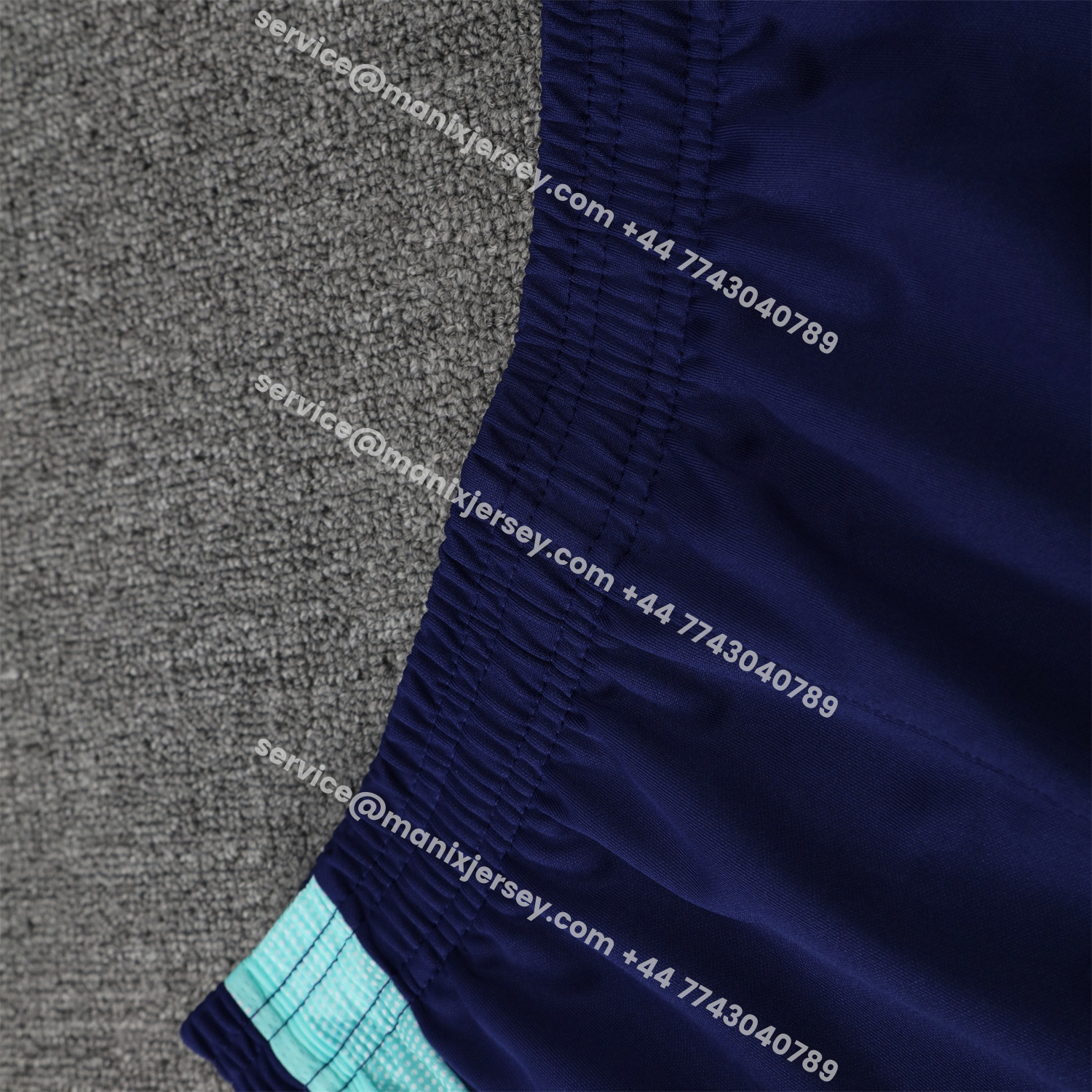 ManixJersey.com | Flamengo 25-26 Long Sleeve Training Set - Light Blue Top & Deep Blue Pants -Customize Name, Number and Patch | Worldwide Shipping