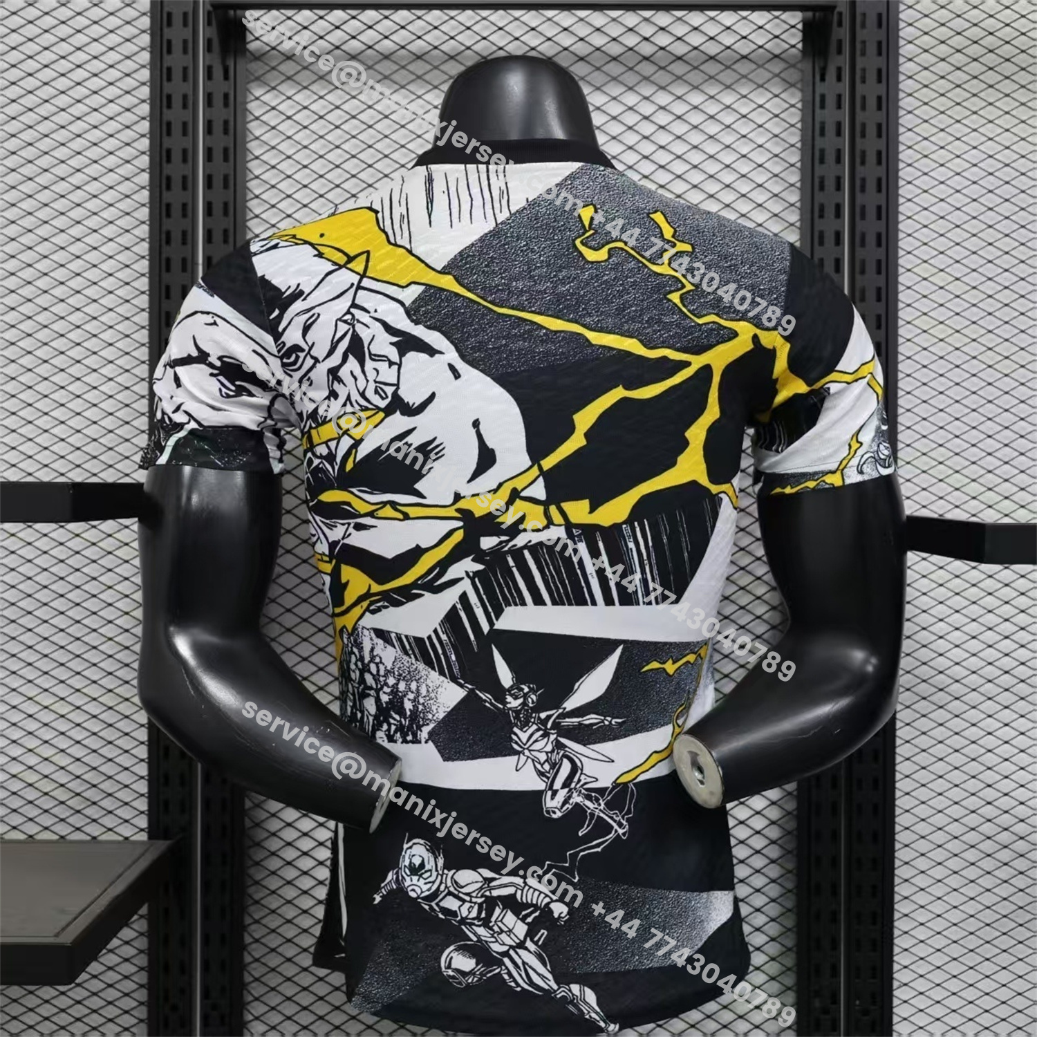 ManixJersey.com | Real Madrid 25-26 Thunder Comics Pre-Match Special Jersey - Player Version -Customize Name, Number and Patch | Worldwide Shipping