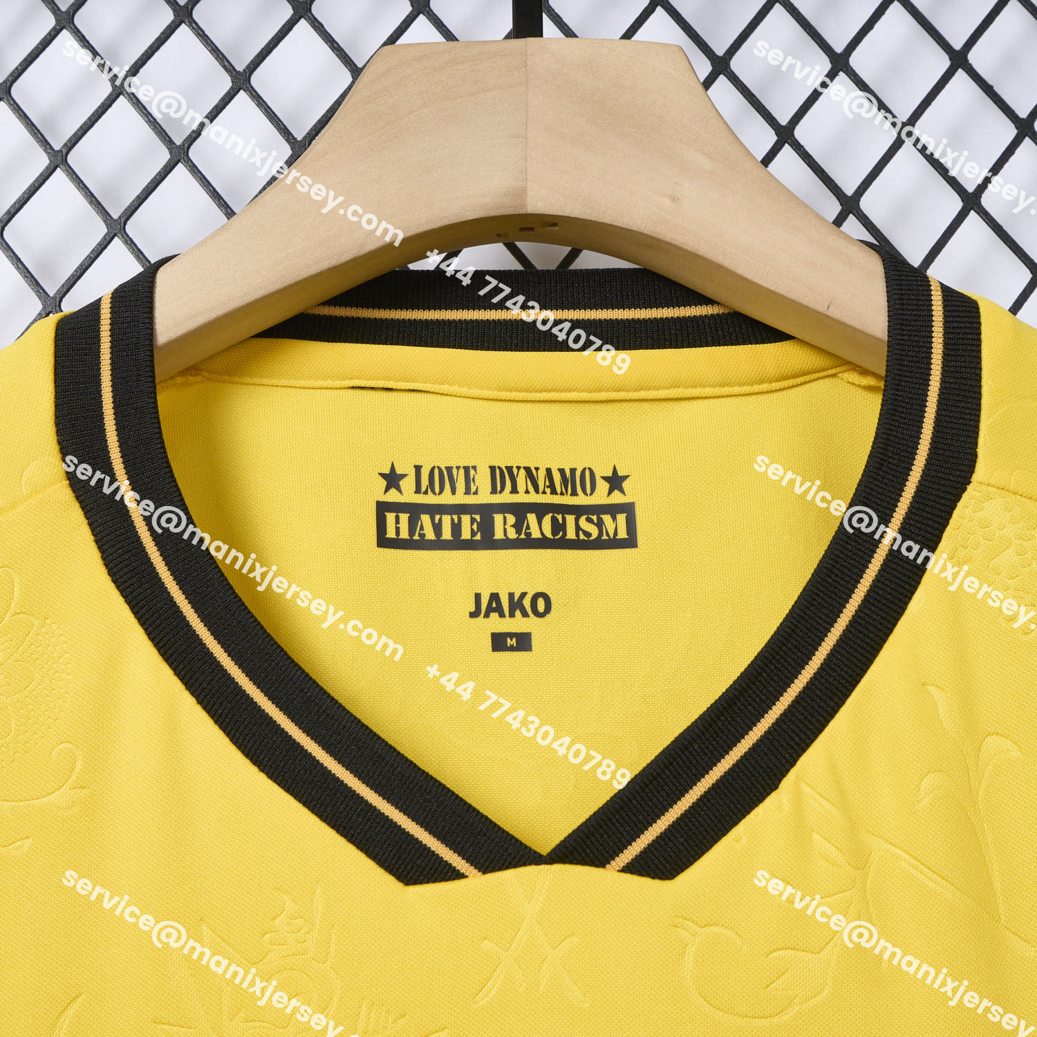 ManixJersey.com | Dynamo Dresden 25-26 Home Jersey - Fans Version -Customize Name, Number and Patch | Worldwide Shipping