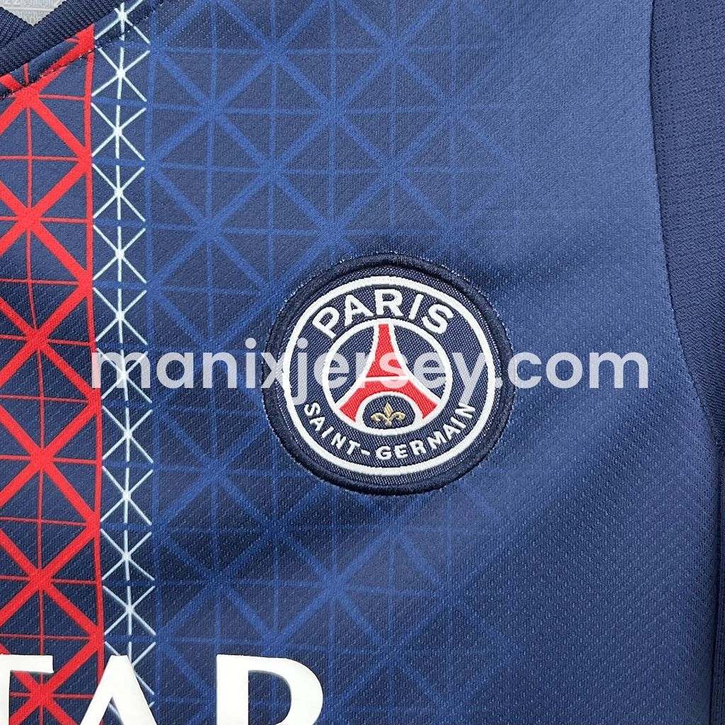 ManixJersey.com | Paris Saint-Germain PSG 25-26 Home Kids Kit -Customize Name, Number and Patch | Worldwide Shipping