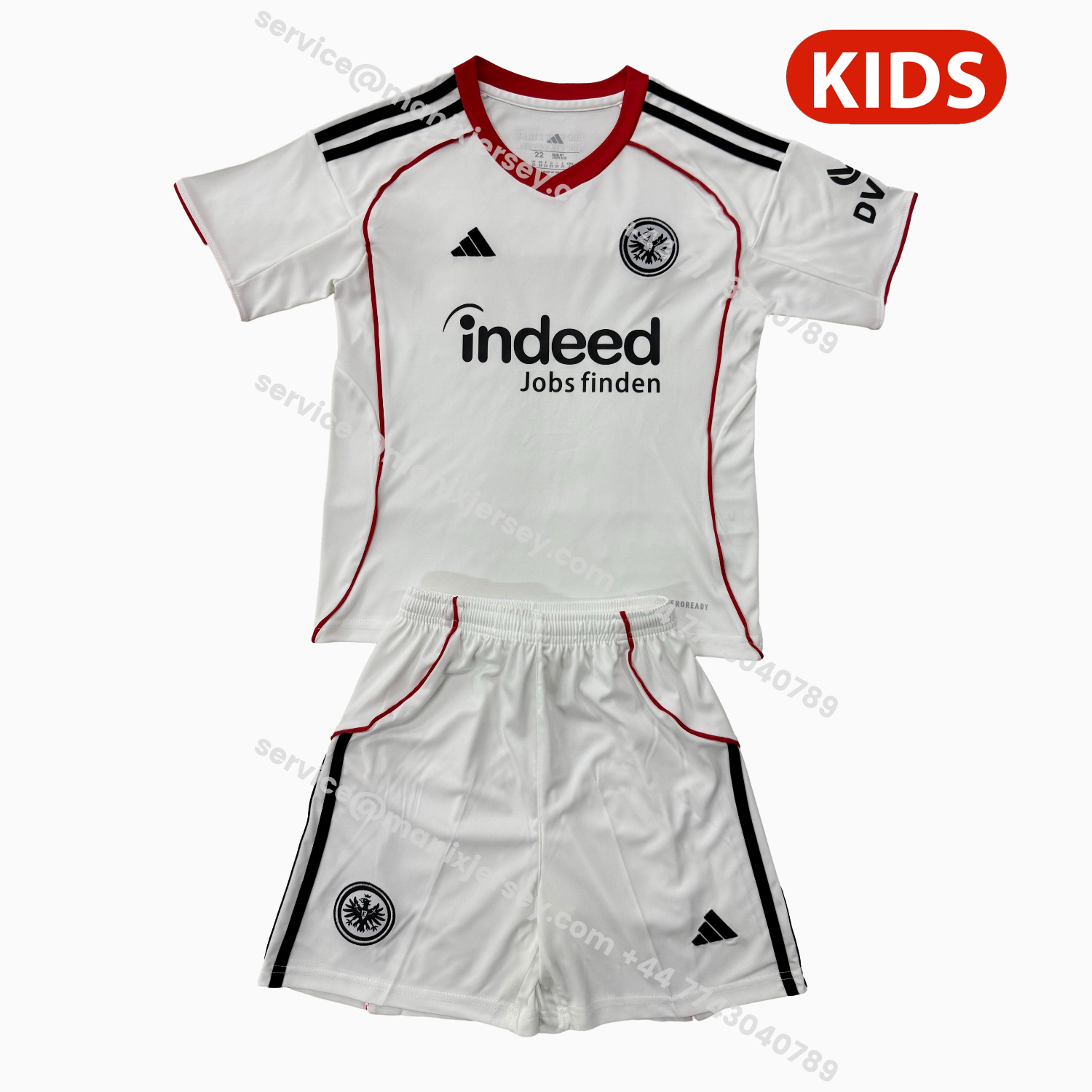 ManixJersey.com | Frankfurt 25-26 Away Kids Kit -Customize Name, Number and Patch | Worldwide Shipping