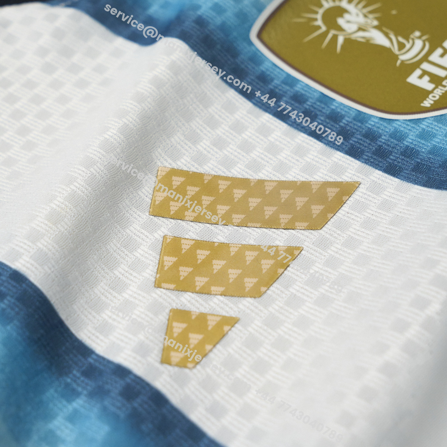 ManixJersey.com | Argentina 2026 Home Blue White Jersey - Player Version -Customize Name, Number and Patch | Worldwide Shipping