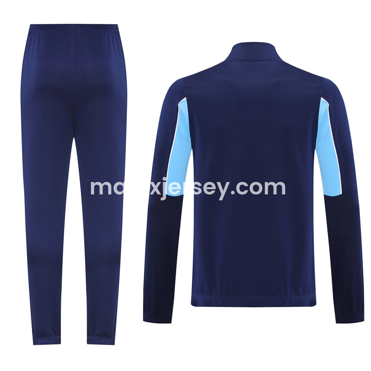 ManixJersey.com | Manchester City 25-26 Jacket Training Tracksuit - Deep Blue Jackets & Pants -Customize Name, Number and Patch | Worldwide Shipping