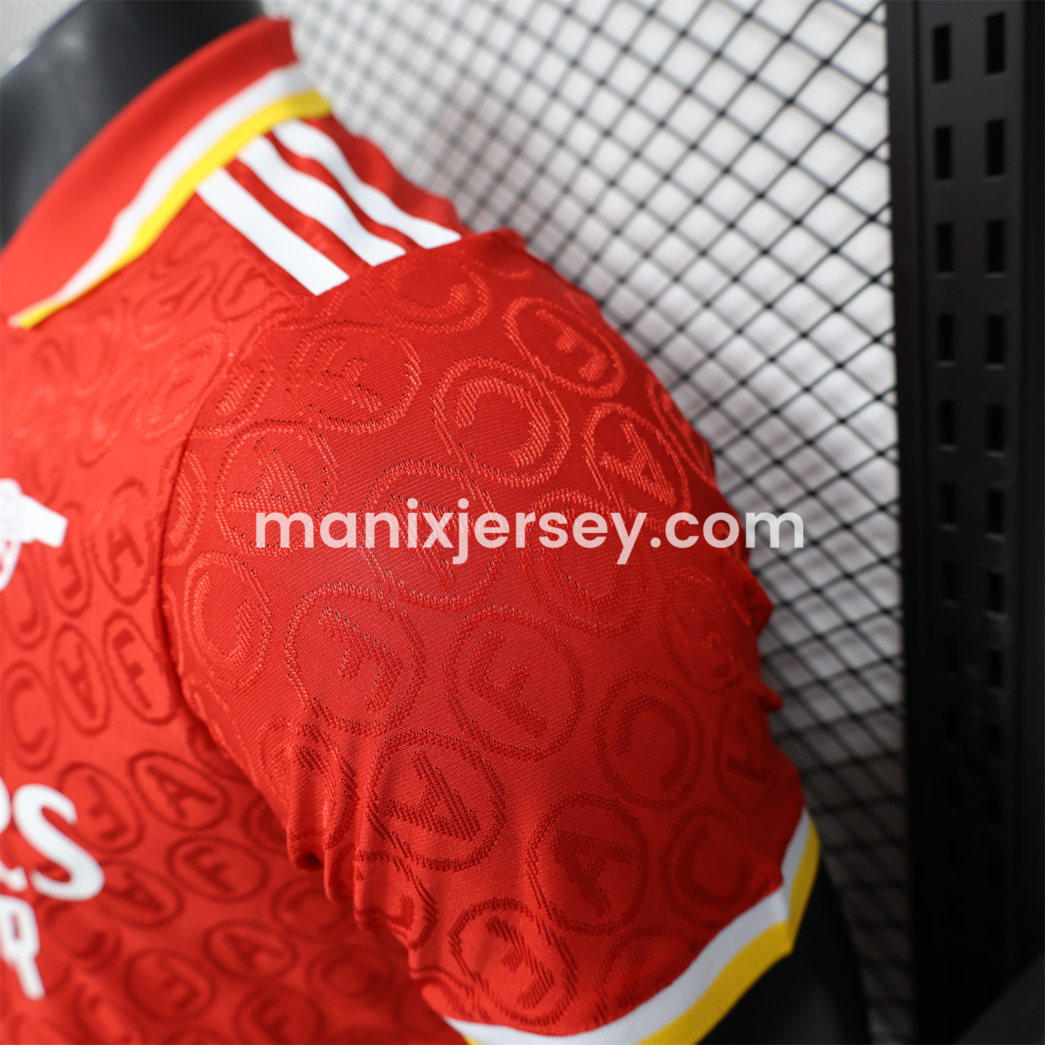 ManixJersey.com | Arsenal 25-26 Red POLO White Sponsored Secial Edition Jersey - Player Version -Customize Name, Number and Patch | Worldwide Shipping