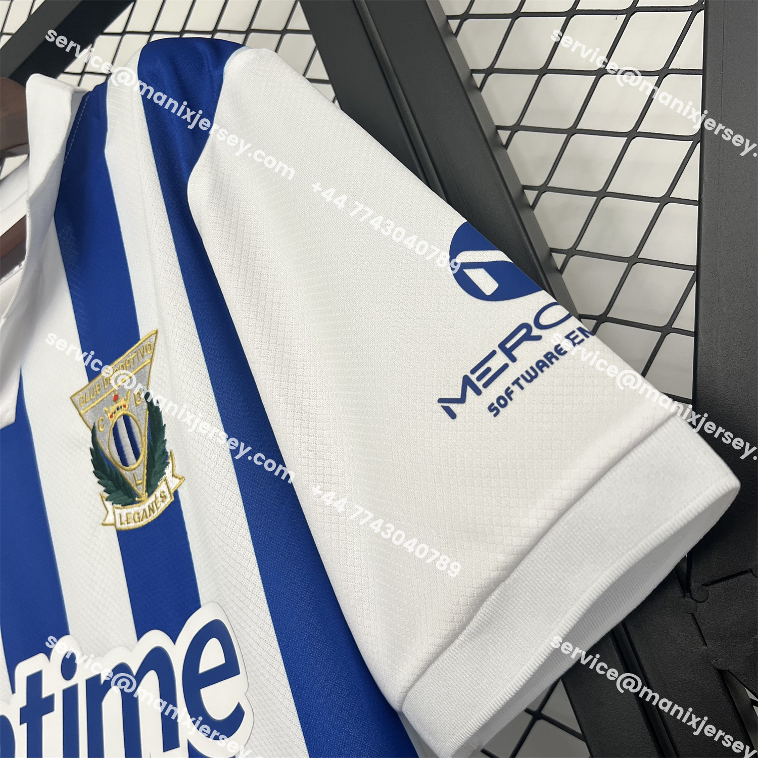 ManixJersey.com | CD Leganés 25-26 Home Jersey With All Sponsors - Fans Version -Customize Name, Number and Patch | Worldwide Shipping