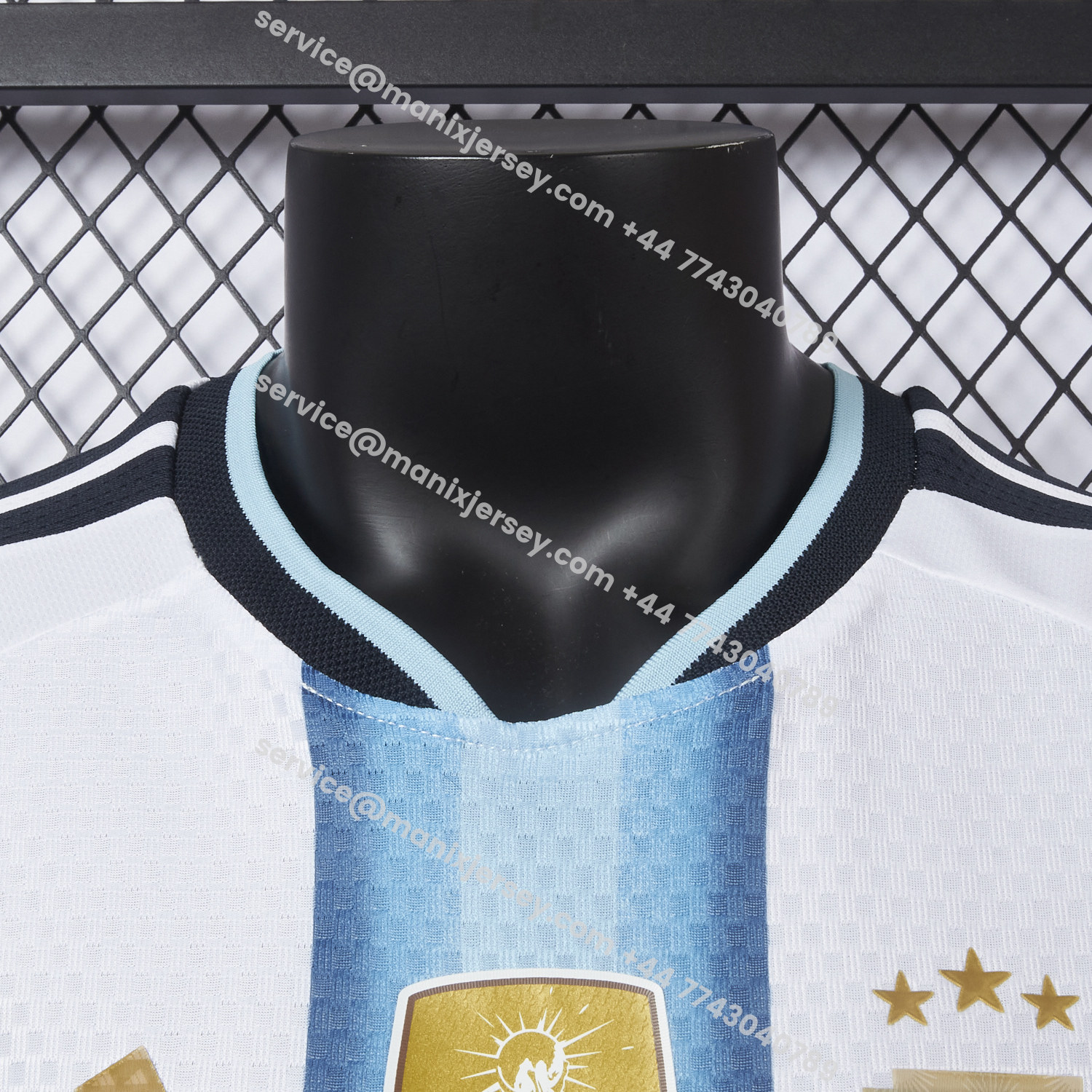 ManixJersey.com | Argentina 2026 Home Blue White Jersey - Player Version -Customize Name, Number and Patch | Worldwide Shipping