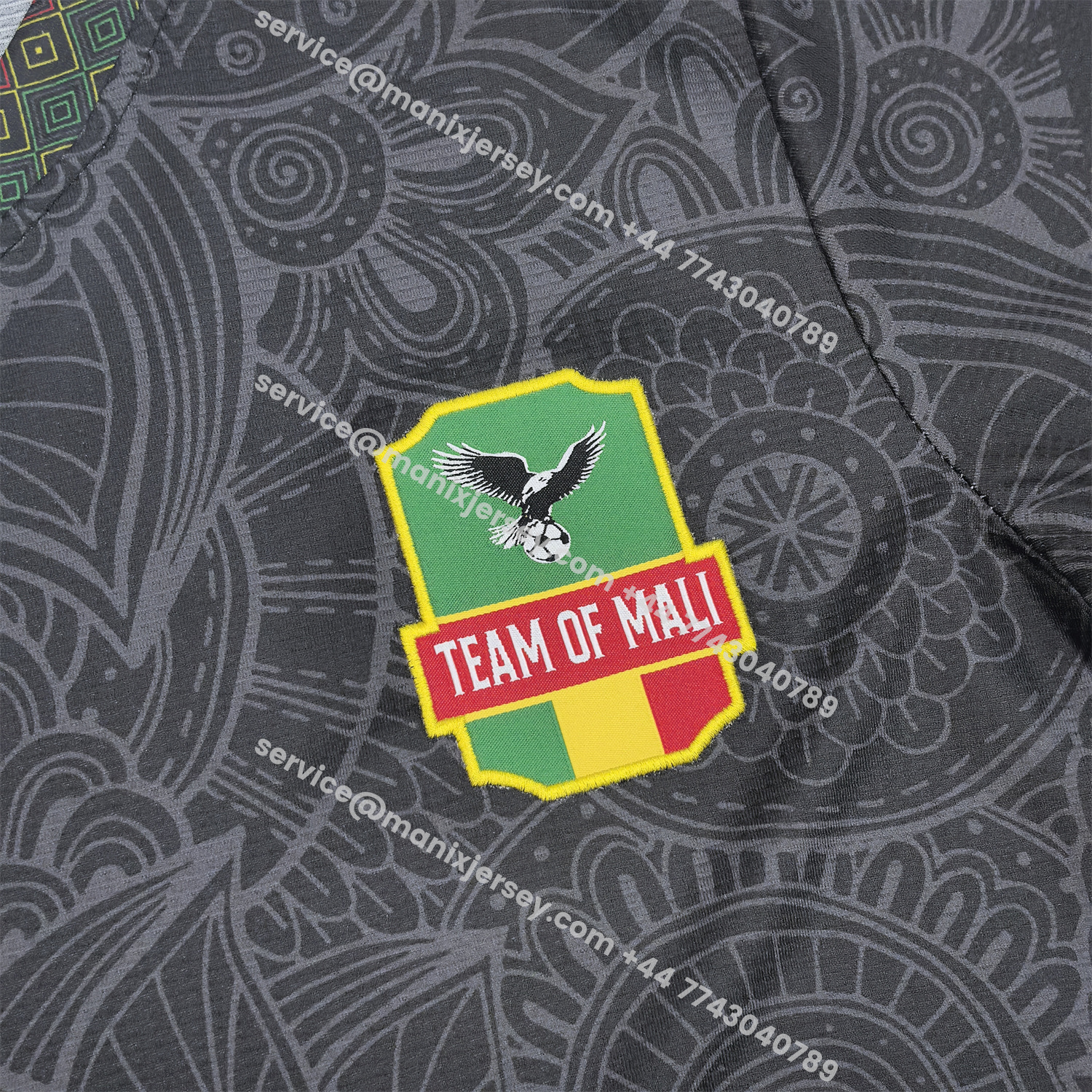 ManixJersey.com | Mali 25-26 Black Special Jersey - Fans Version -Customize Name, Number and Patch | Worldwide Shipping