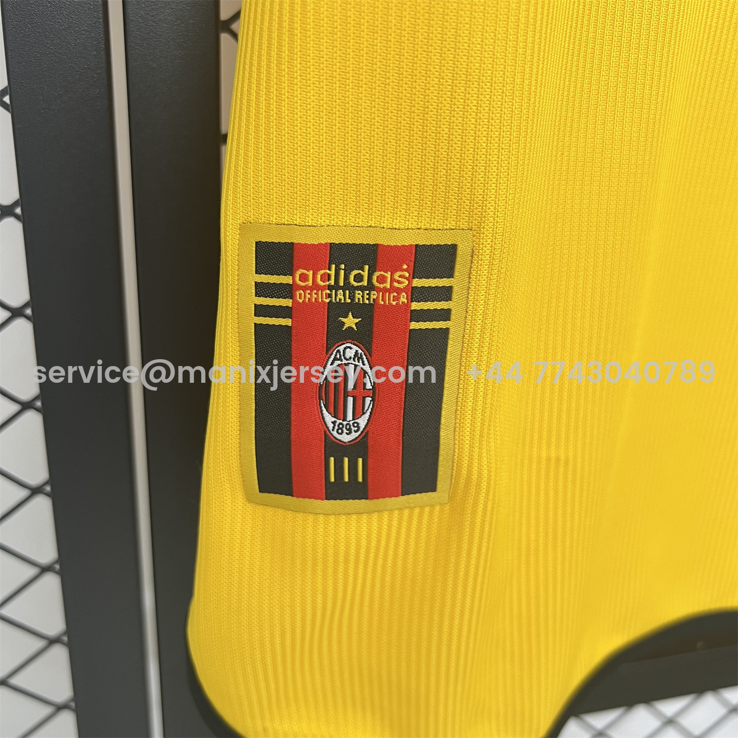 ManixJersey.com | Retro AC Milan 1999-00 Fourth Jersey -Customize Name, Number and Patch | Worldwide Shipping