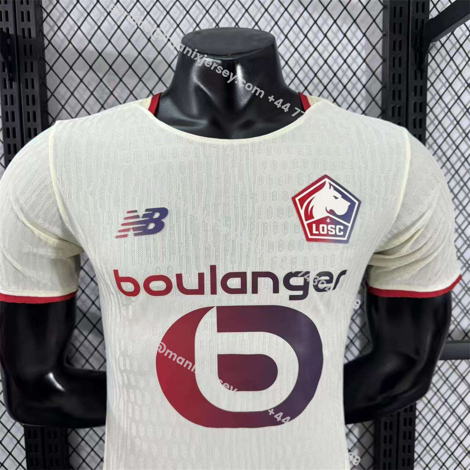 ManixJersey.com | Lille 25-26 Away White Jersey - Player Version -Customize Name, Number and Patch | Worldwide Shipping