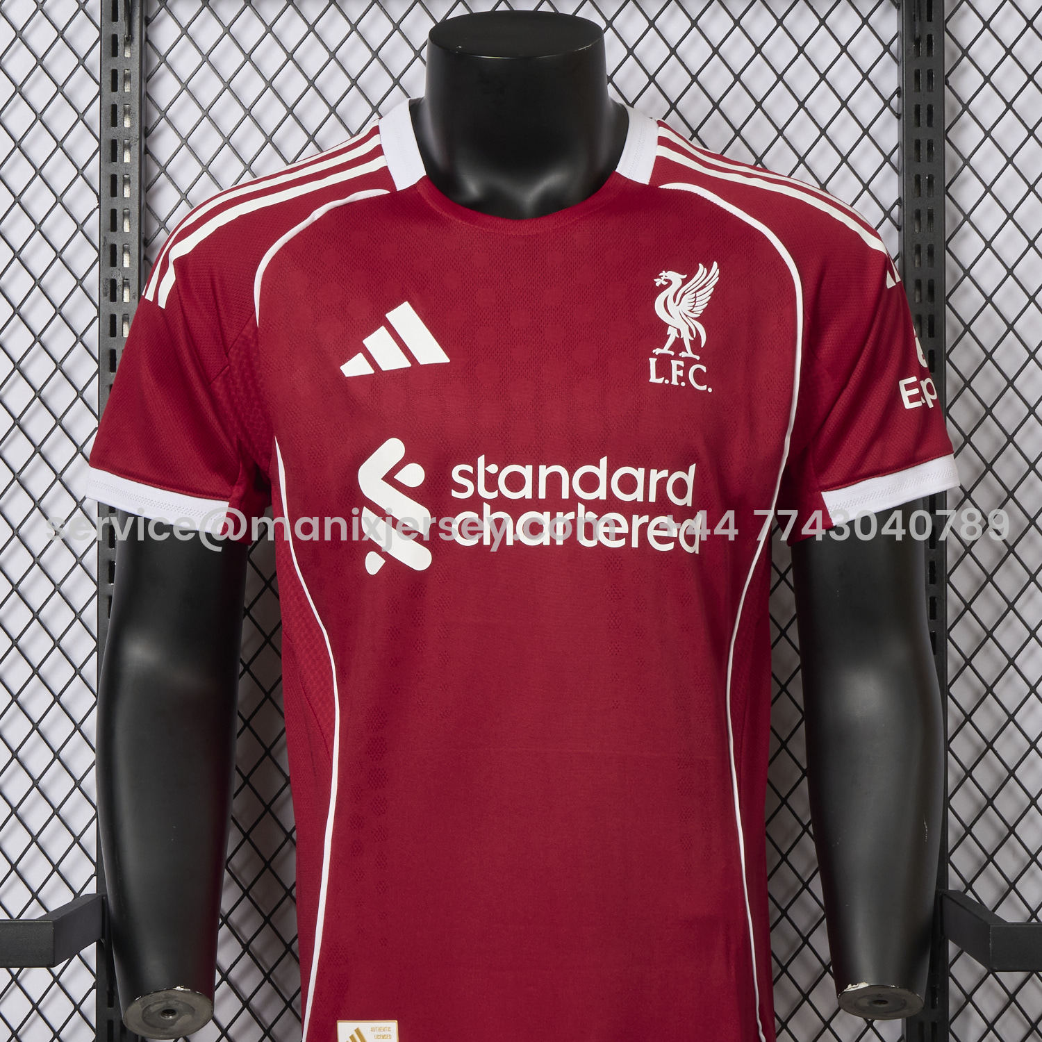 ManixJersey.com | Liver.pool 25-26 Home Jersey - Player Version -Customize Name, Number and Patch | Worldwide Shipping