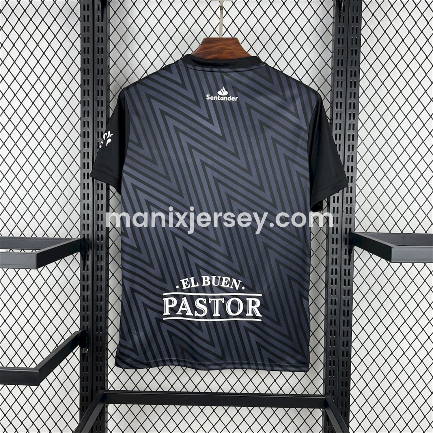 ManixJersey.com | Racing de Santander 24-25 Black Goalkeeper Jersey - Fans Version -Customize Name, Number and Patch | Worldwide Shipping