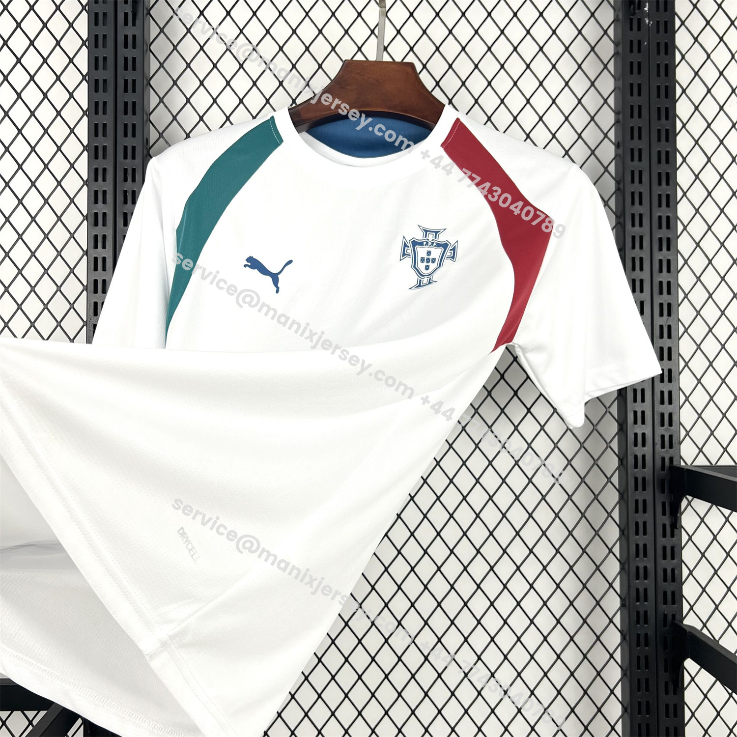Portugal 2026 Pre-Match White With Red And Green Jersey - Fans Version:football jersey mysite: unitedjerseyfootball 邓江浪:football