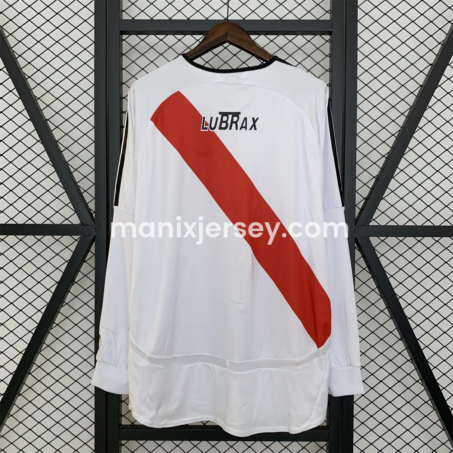 ManixJersey.com | Retro River Plate 2006-07 Home Long Sleeves Jersey -Customize Name, Number and Patch | Worldwide Shipping