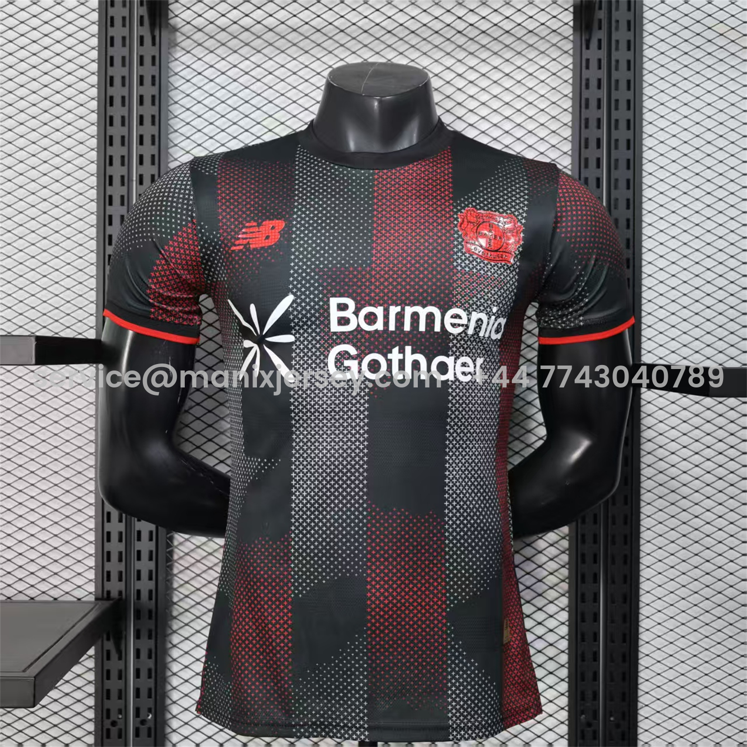 ManixJersey.com | Bayer 04 Leverkusen 25-26 Home Jersey - Player Version -Customize Name, Number and Patch | Worldwide Shipping