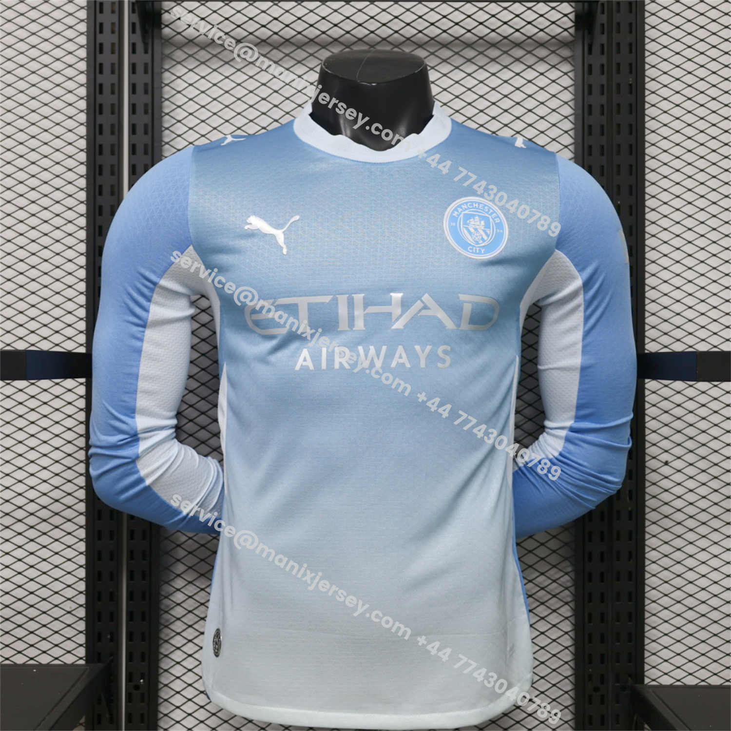 Manchester City 26-27 Home Long Sleeves Jersey - Player Version:football jersey mysite: unitedjerseyfootball 邓江浪:football