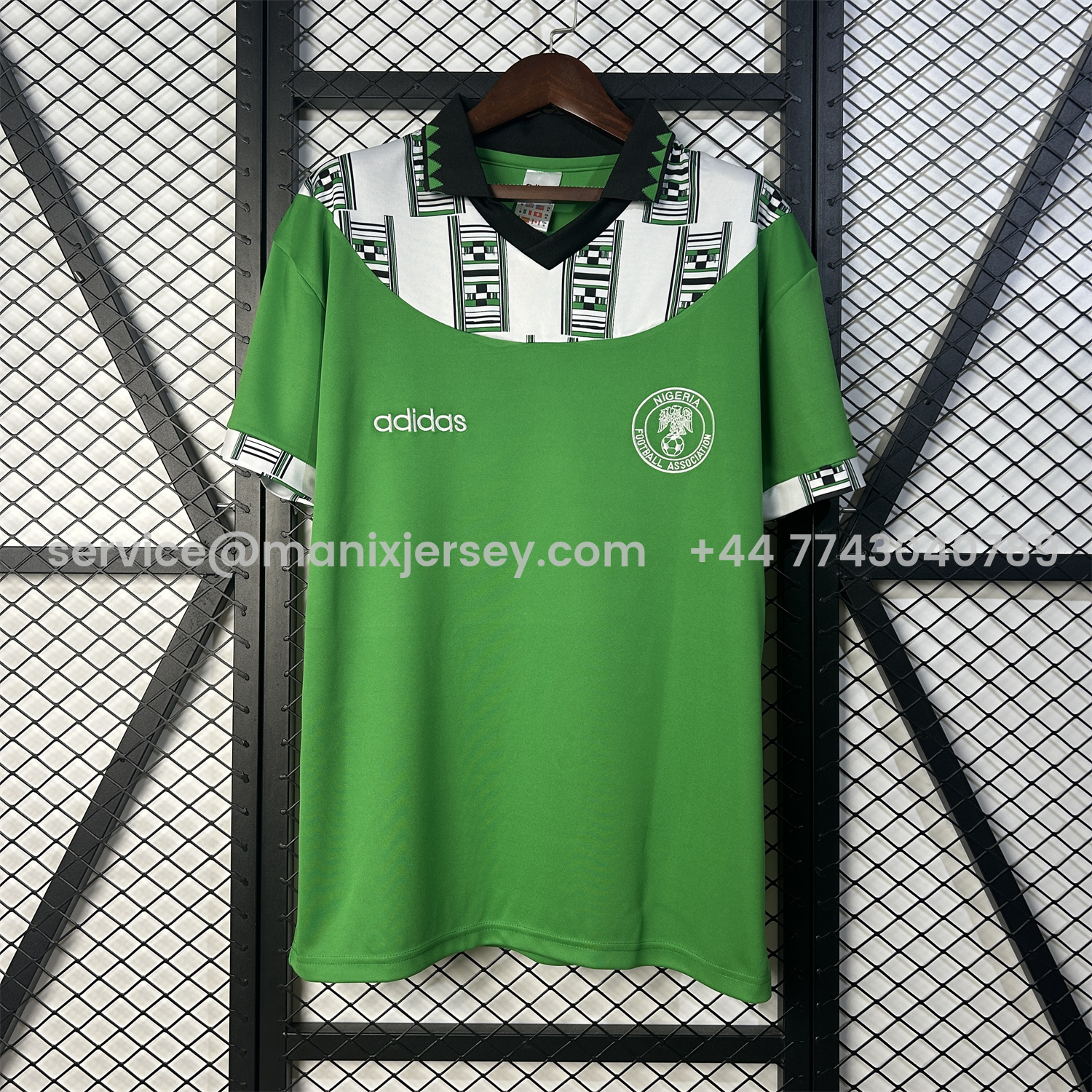 ManixJersey.com | Retro Nigeria 1994 Home Jersey -Customize Name, Number and Patch | Worldwide Shipping