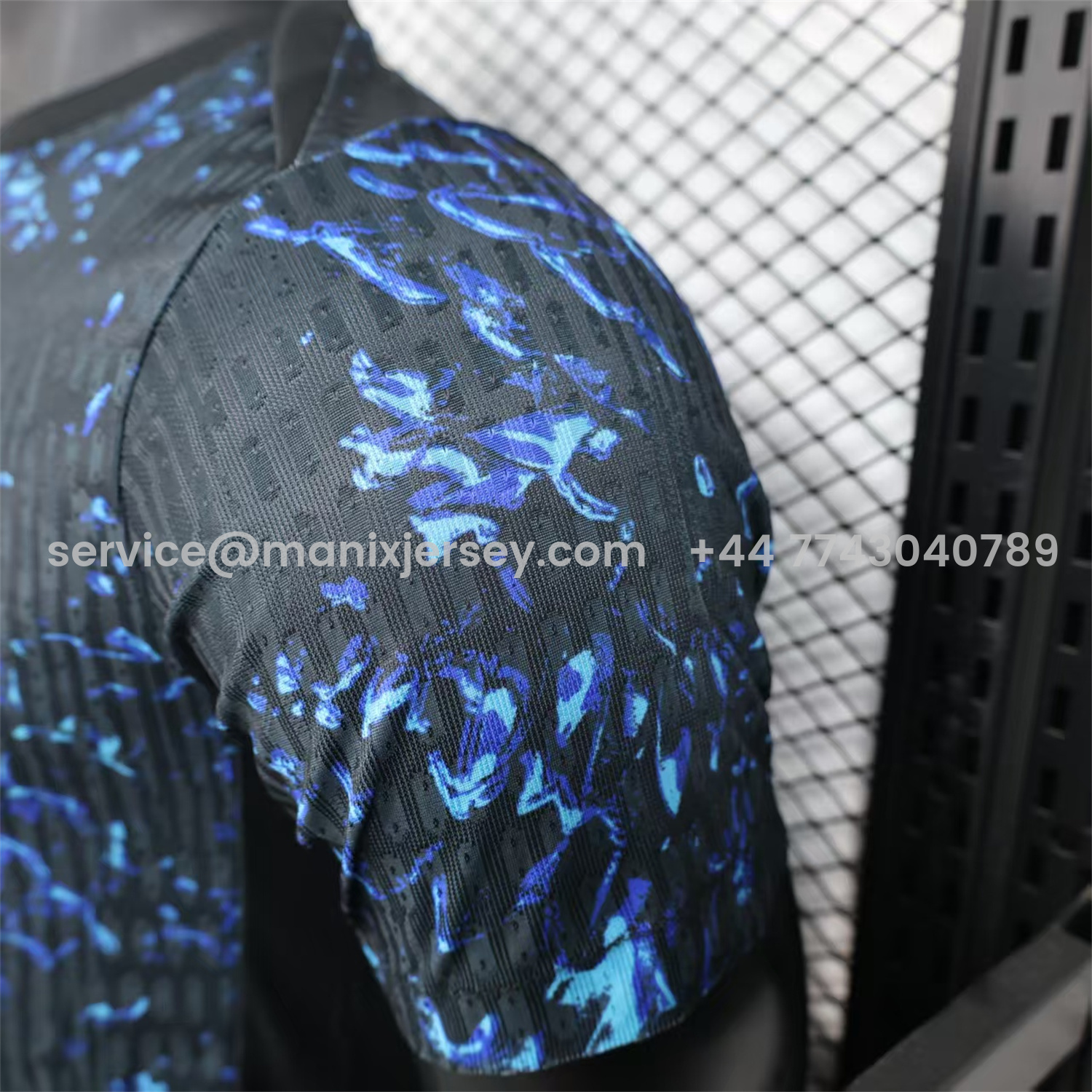 ManixJersey.com | Inter Milan 25-26 Pre-Match Training Jersey Black Blue - Player Version -Customize Name, Number and Patch | Worldwide Shipping