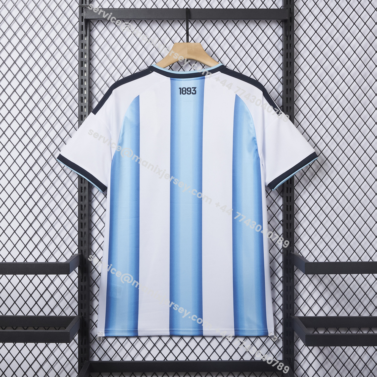 ManixJersey.com | Argentina 2026 Home Jersey Without Chest Patch - Fans Version -Customize Name, Number and Patch | Worldwide Shipping