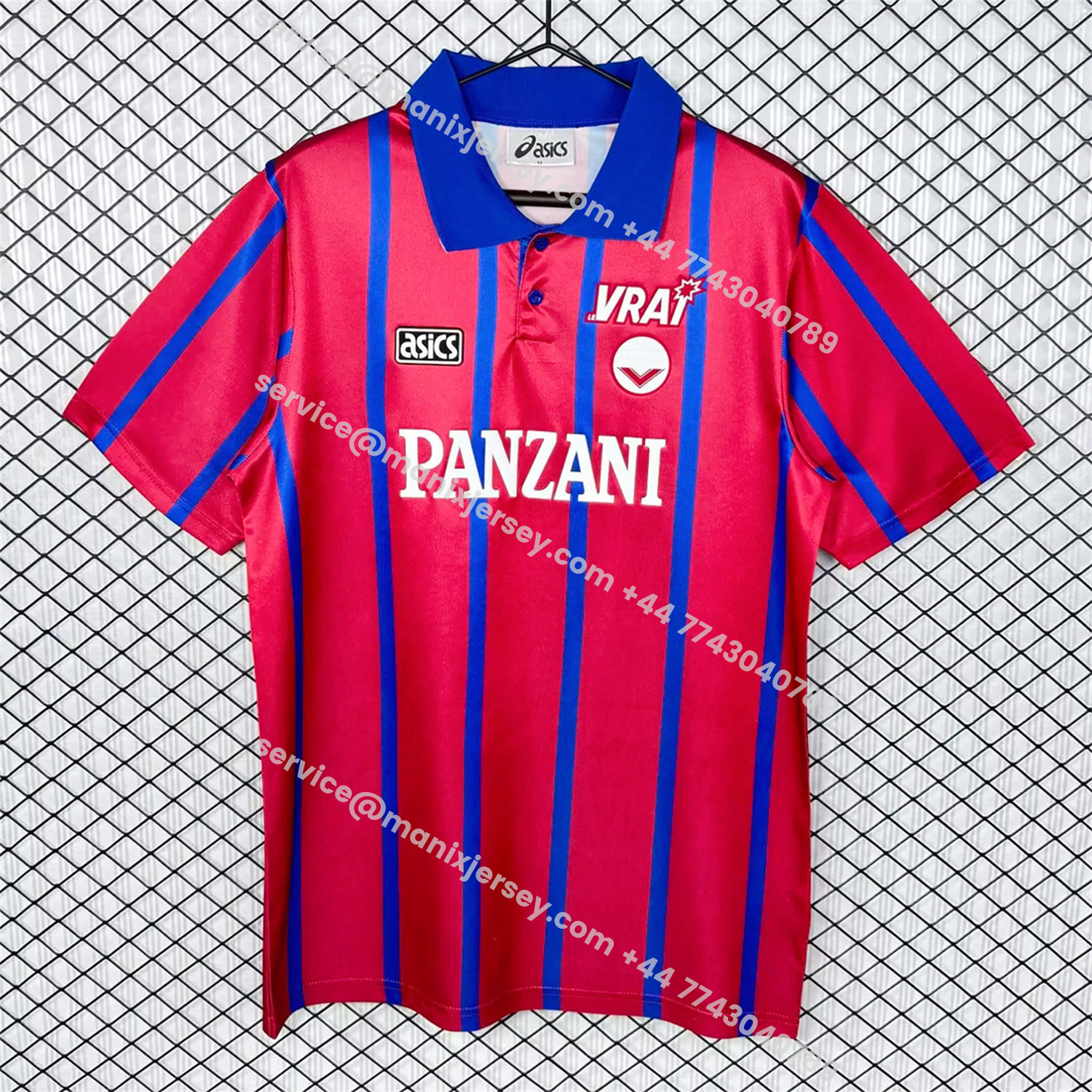 ManixJersey.com | Retro FC Girondins de Bordeaux 1994-95 Home Jersey -Customize Name, Number and Patch | Worldwide Shipping