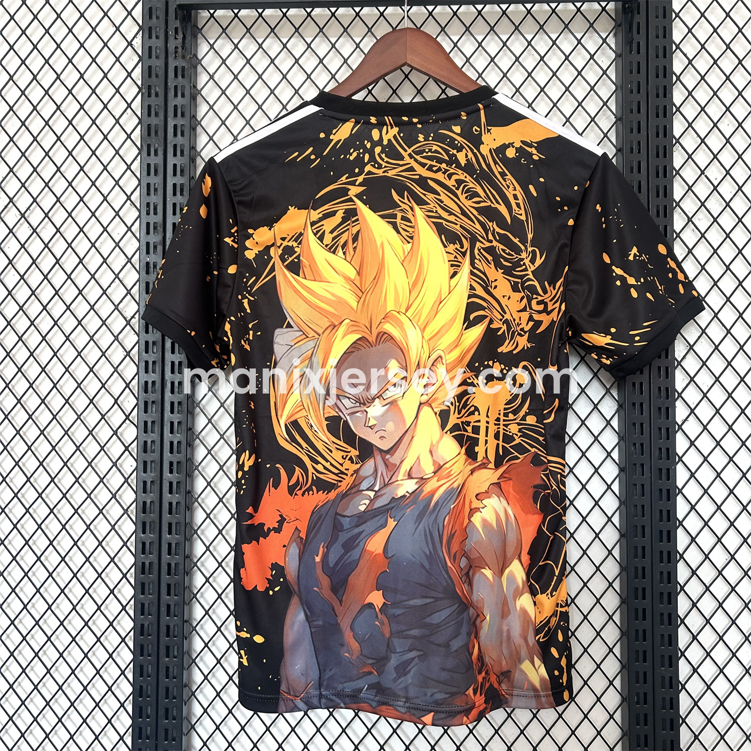 ManixJersey.com | Japan 25-26 Half-length Of Blond Son Goku Special Edition Jersey - Fans Version -Customize Name, Number and Patch | Worldwide Shipping
