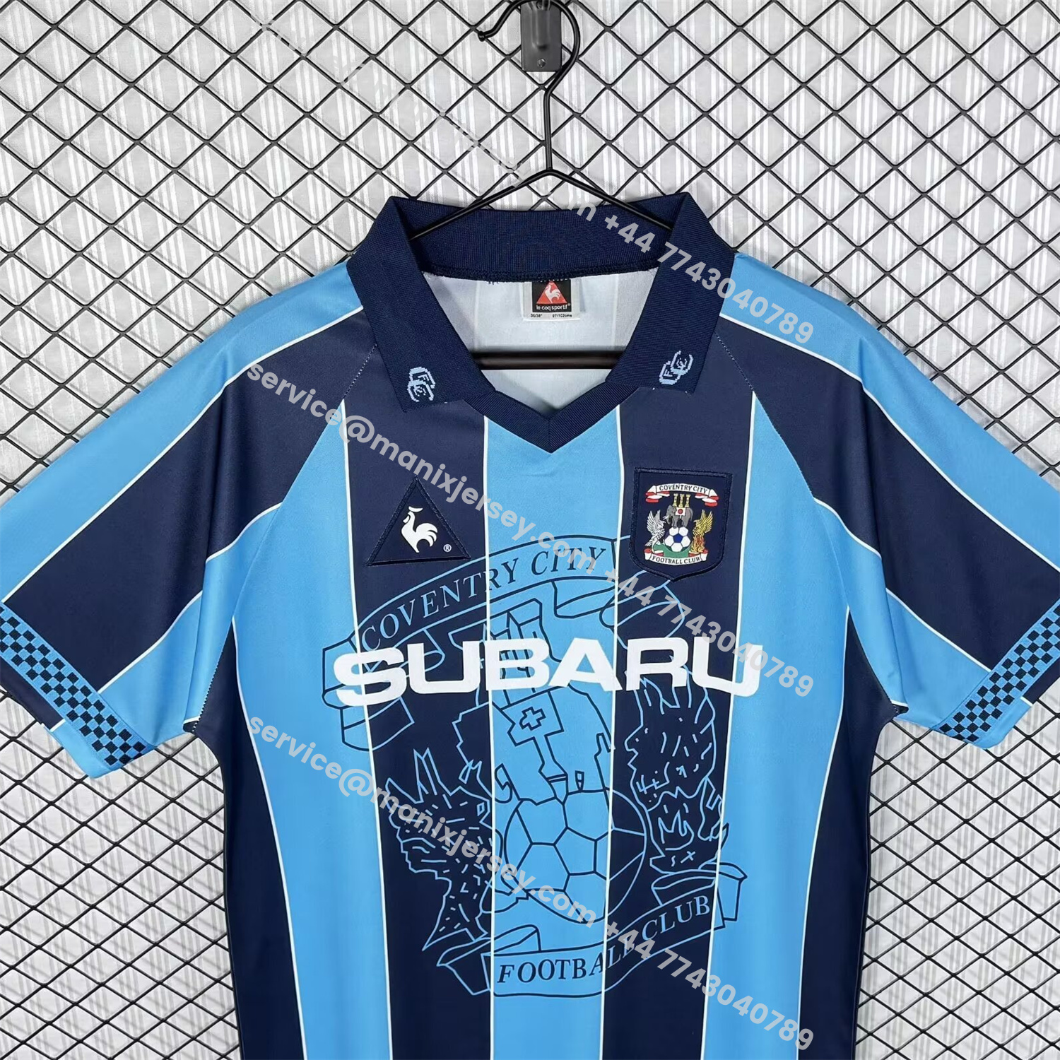 ManixJersey.com | Retro Coventry City 1997-98 Home Jersey -Customize Name, Number and Patch | Worldwide Shipping