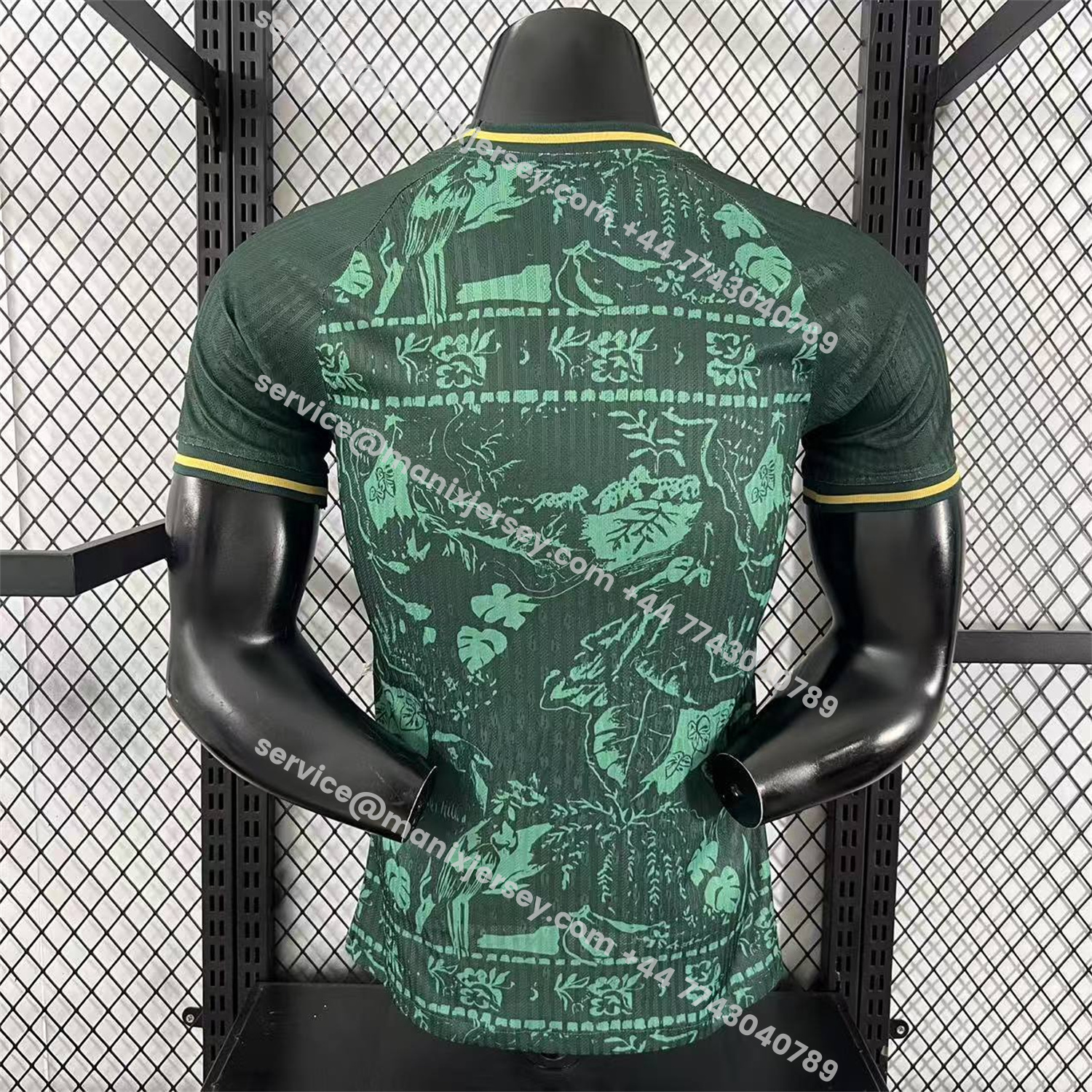ManixJersey.com | Brazil 25-26 Green Leaves Jersey - Player Version -Customize Name, Number and Patch | Worldwide Shipping