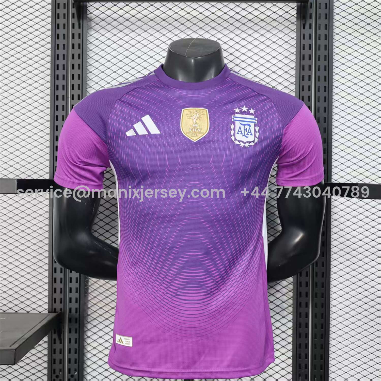 ManixJersey.com | Argentina 25-26 Purple Goalkeeper Jersey - Player Version -Customize Name, Number and Patch | Worldwide Shipping