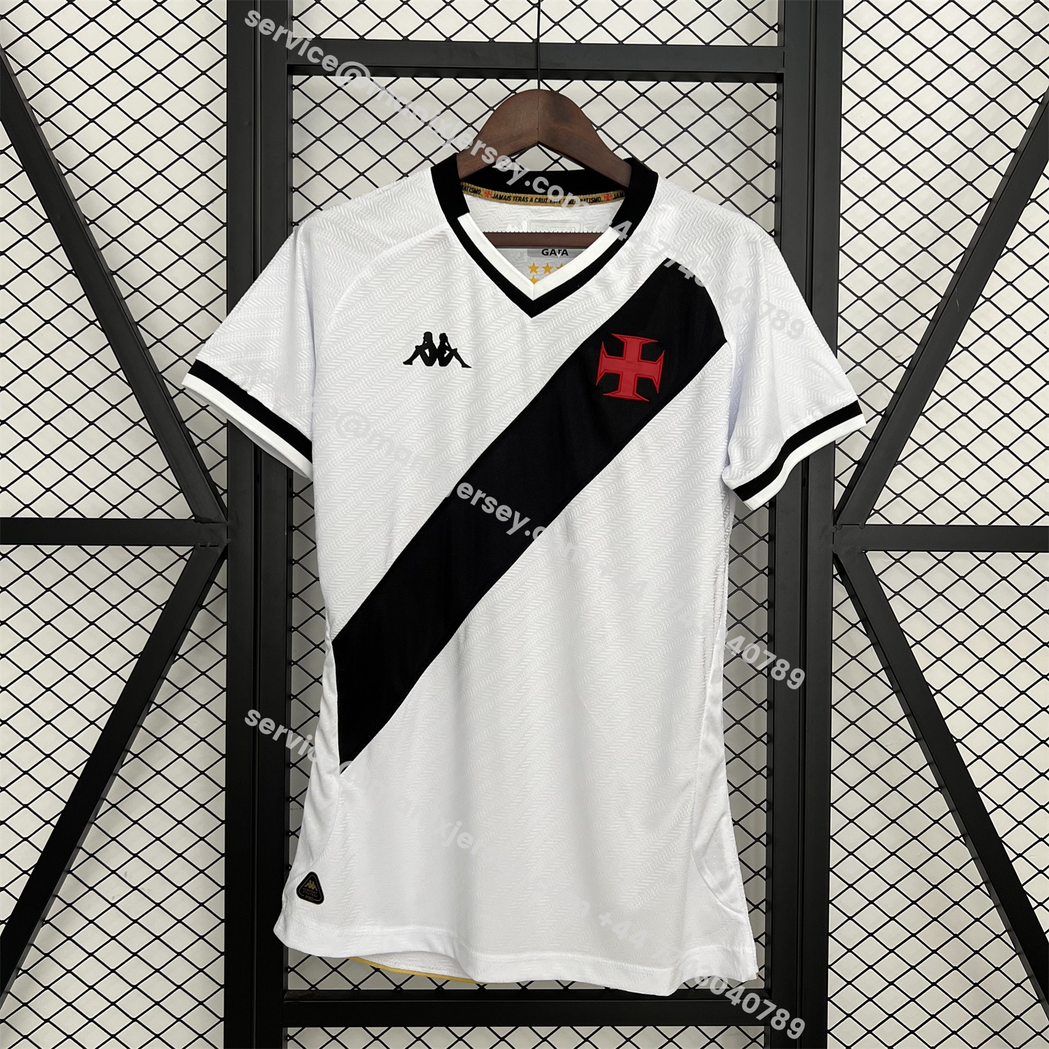 ManixJersey.com | Women's Vasco da Gama 25-26 Away Unsponsored Jersey -Customize Name, Number and Patch | Worldwide Shipping