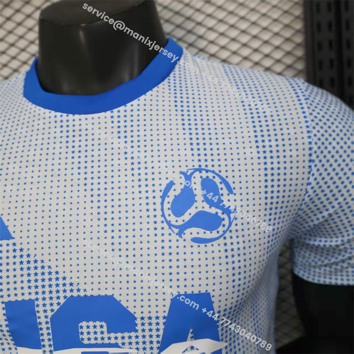 ManixJersey.com | United States USA 25-26 World Cup Promotion Blue Jersey - Player Version -Customize Name, Number and Patch | Worldwide Shipping