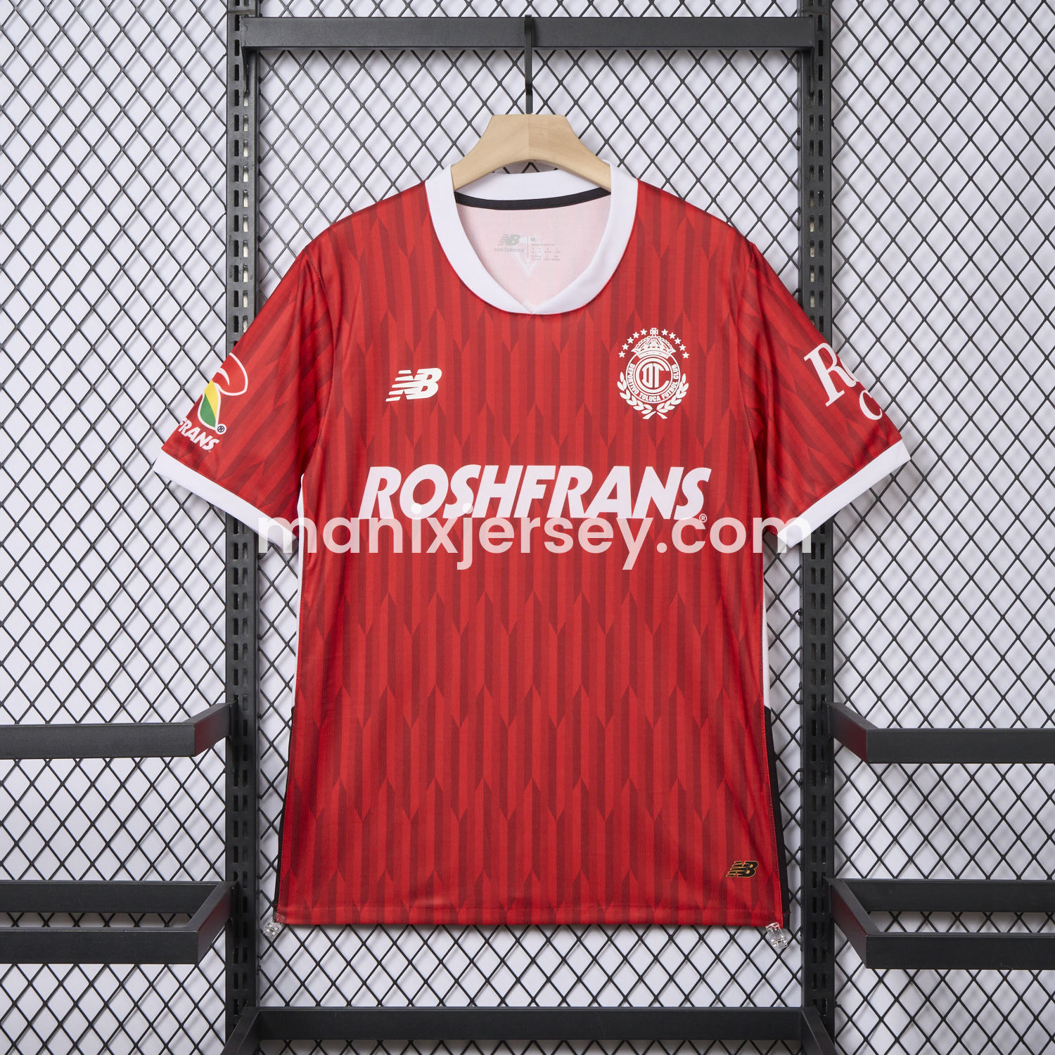 ManixJersey.com | Toluca 24-25 Home Jersey - Fans Version -Customize Name, Number and Patch | Worldwide Shipping