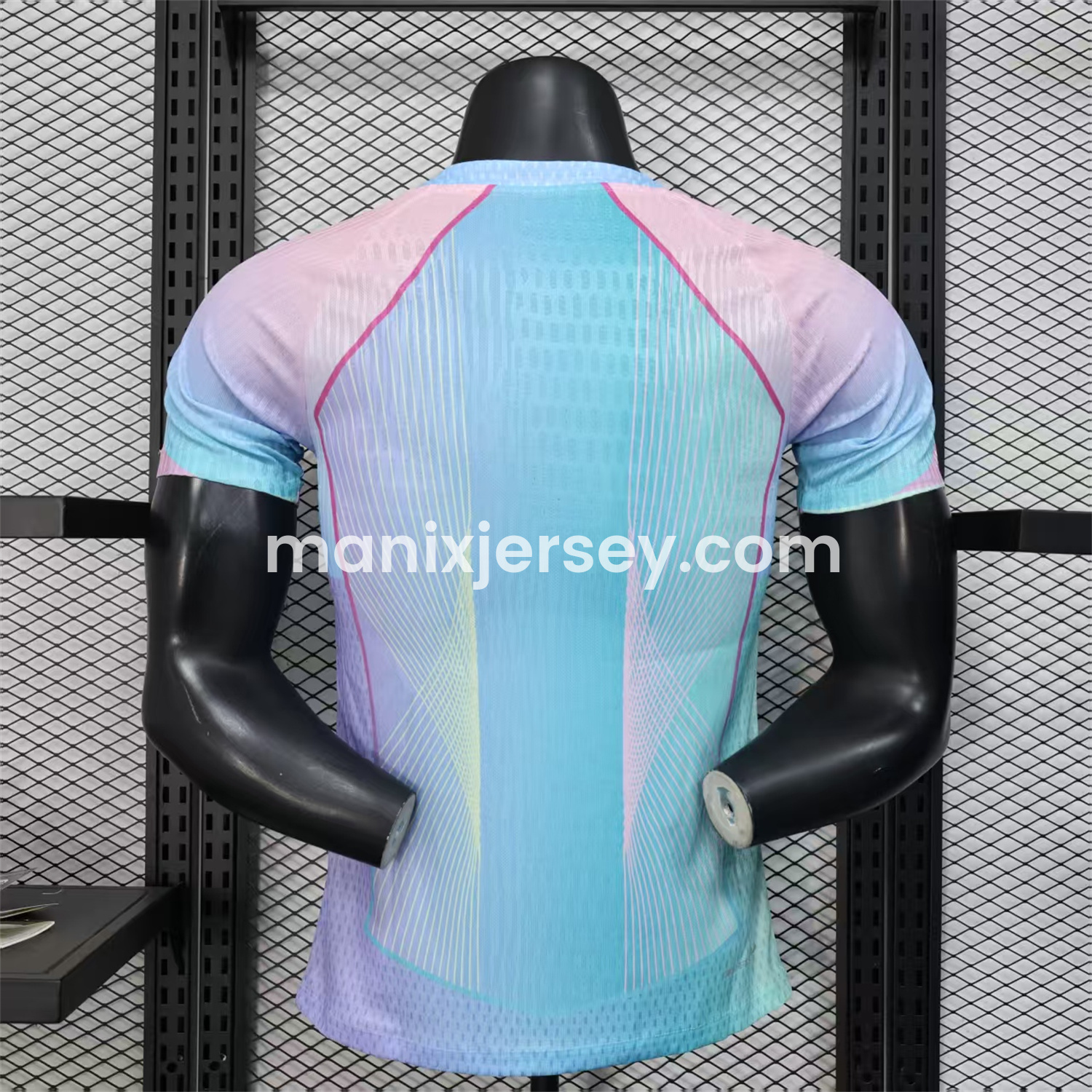 ManixJersey.com | Barcelona 25-26 Pink & Blue & Purple Special Jersey - Player Version -Customize Name, Number and Patch | Worldwide Shipping