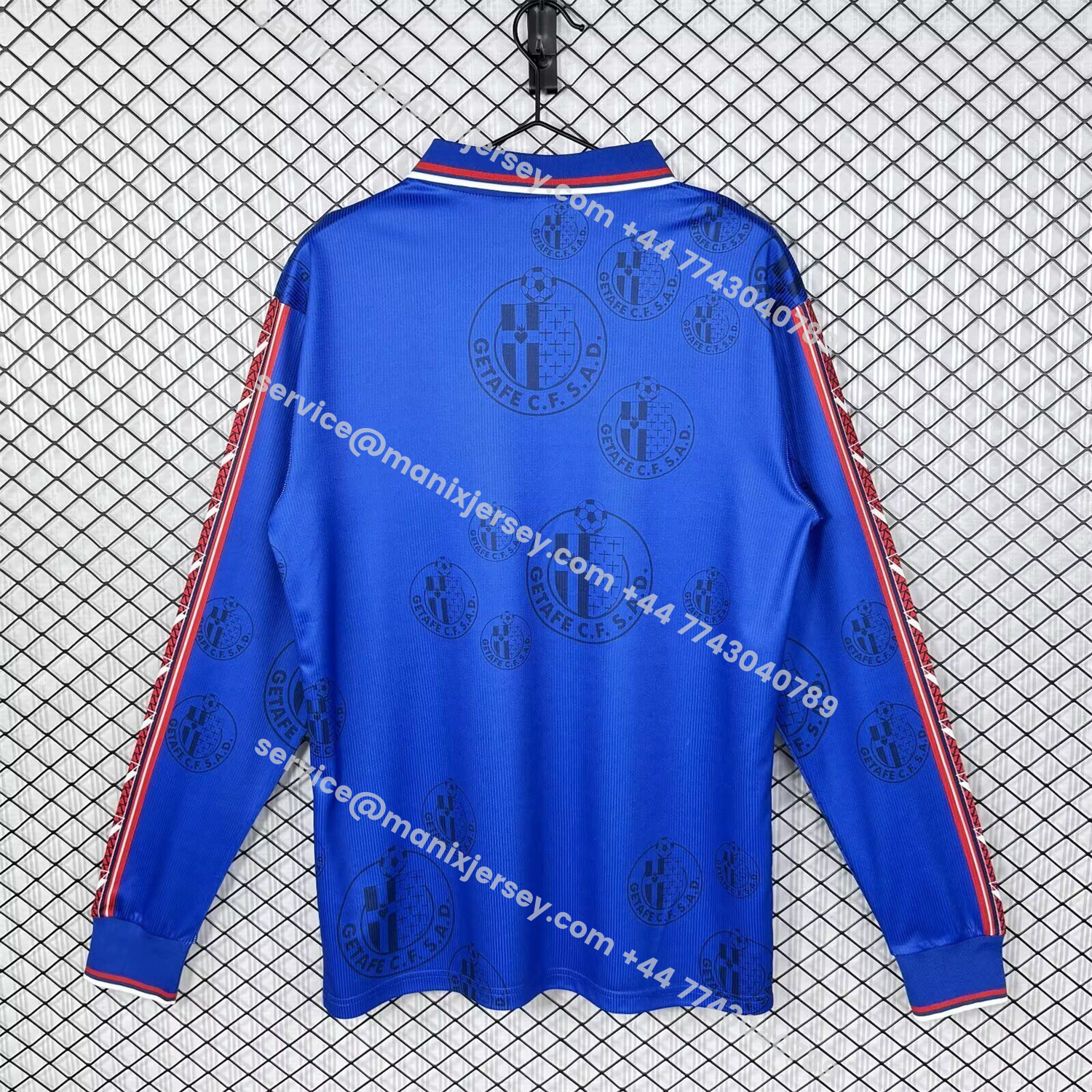 ManixJersey.com | Retro Getafe 1998-99 Home Long Sleeves Jersey -Customize Name, Number and Patch | Worldwide Shipping