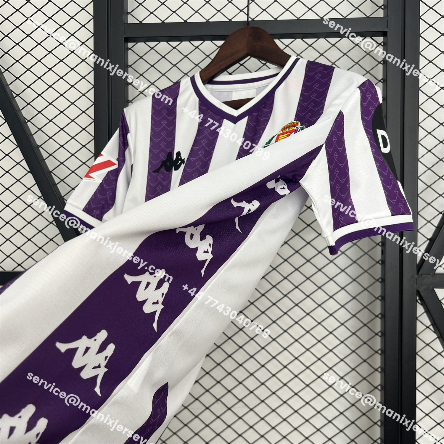 ManixJersey.com | Real Valladolid 25-26 Home Jersey - Fans Version -Customize Name, Number and Patch | Worldwide Shipping