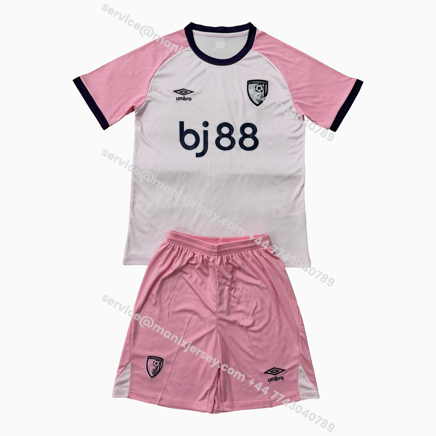 ManixJersey.com | Bournemouth 25-26 Third Men's Adult Jersey Set - Fans Version -Customize Name, Number and Patch | Worldwide Shipping