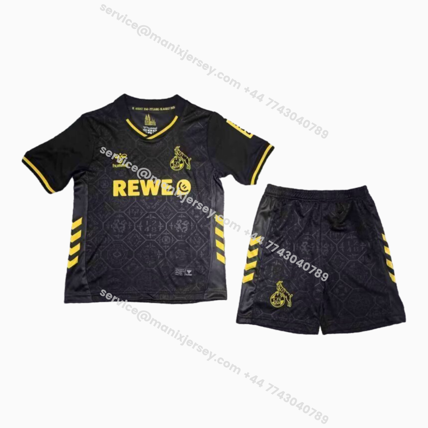 ManixJersey.com | K-O-L-N 25-26 Third Black Kids Kit -Customize Name, Number and Patch | Worldwide Shipping