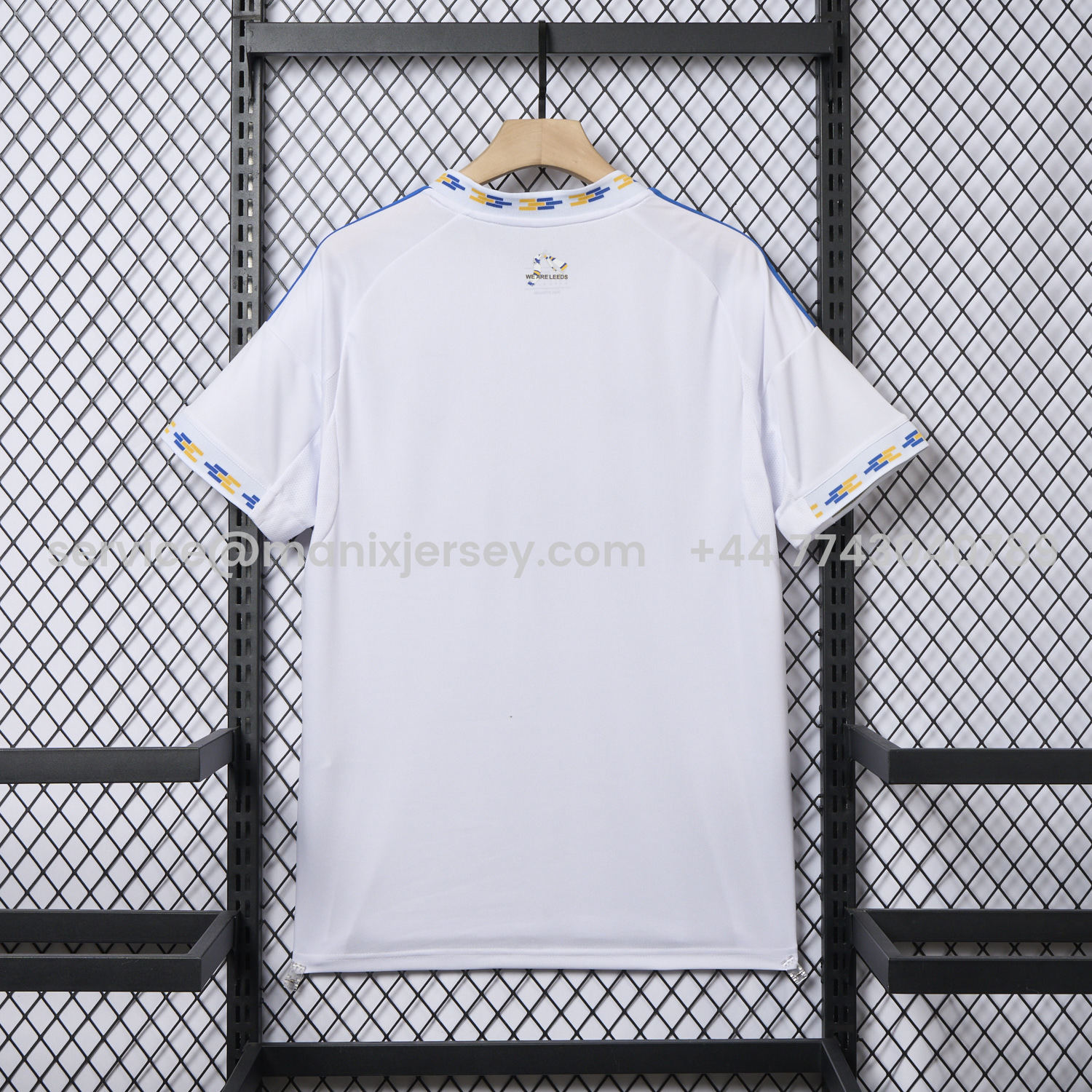 ManixJersey.com | Leeds United 25-26 Home White Jersey - Fans Version -Customize Name, Number and Patch | Worldwide Shipping
