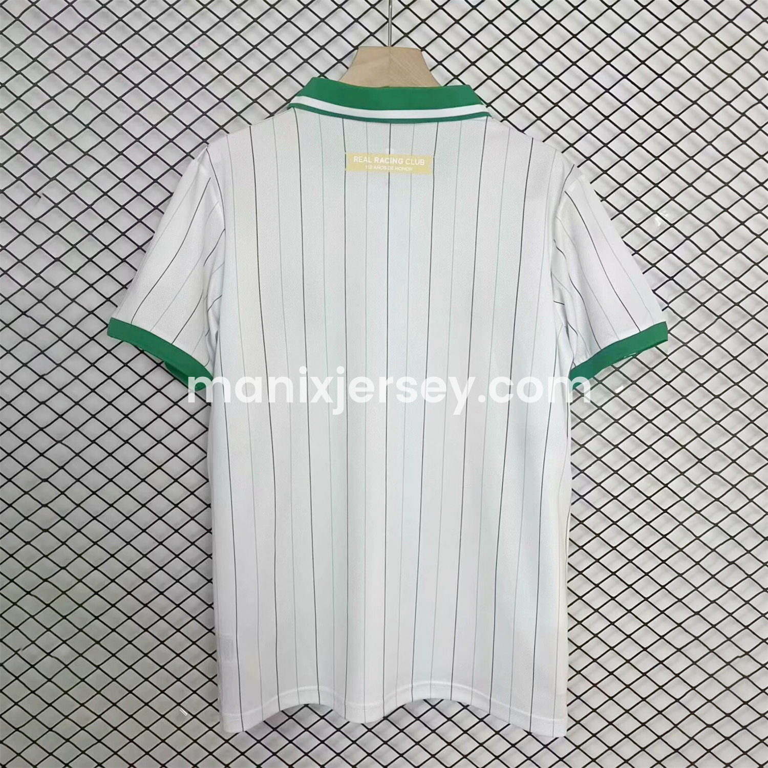 ManixJersey.com | Racing de Santander 24-25 112th Anniversary Jersey - Fans Version -Customize Name, Number and Patch | Worldwide Shipping
