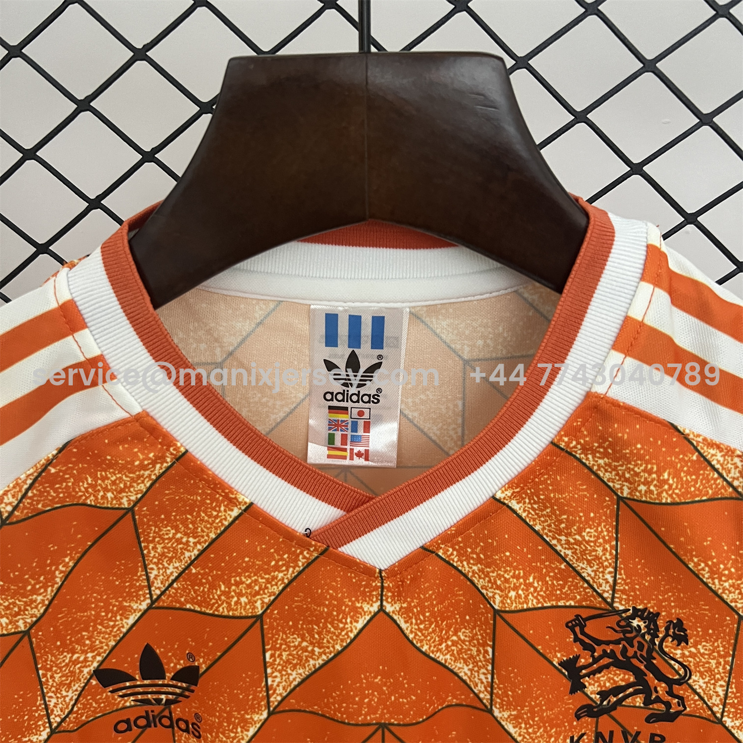 ManixJersey.com | Retro Netherlands 1988 Home Kids Kit -Customize Name, Number and Patch | Worldwide Shipping