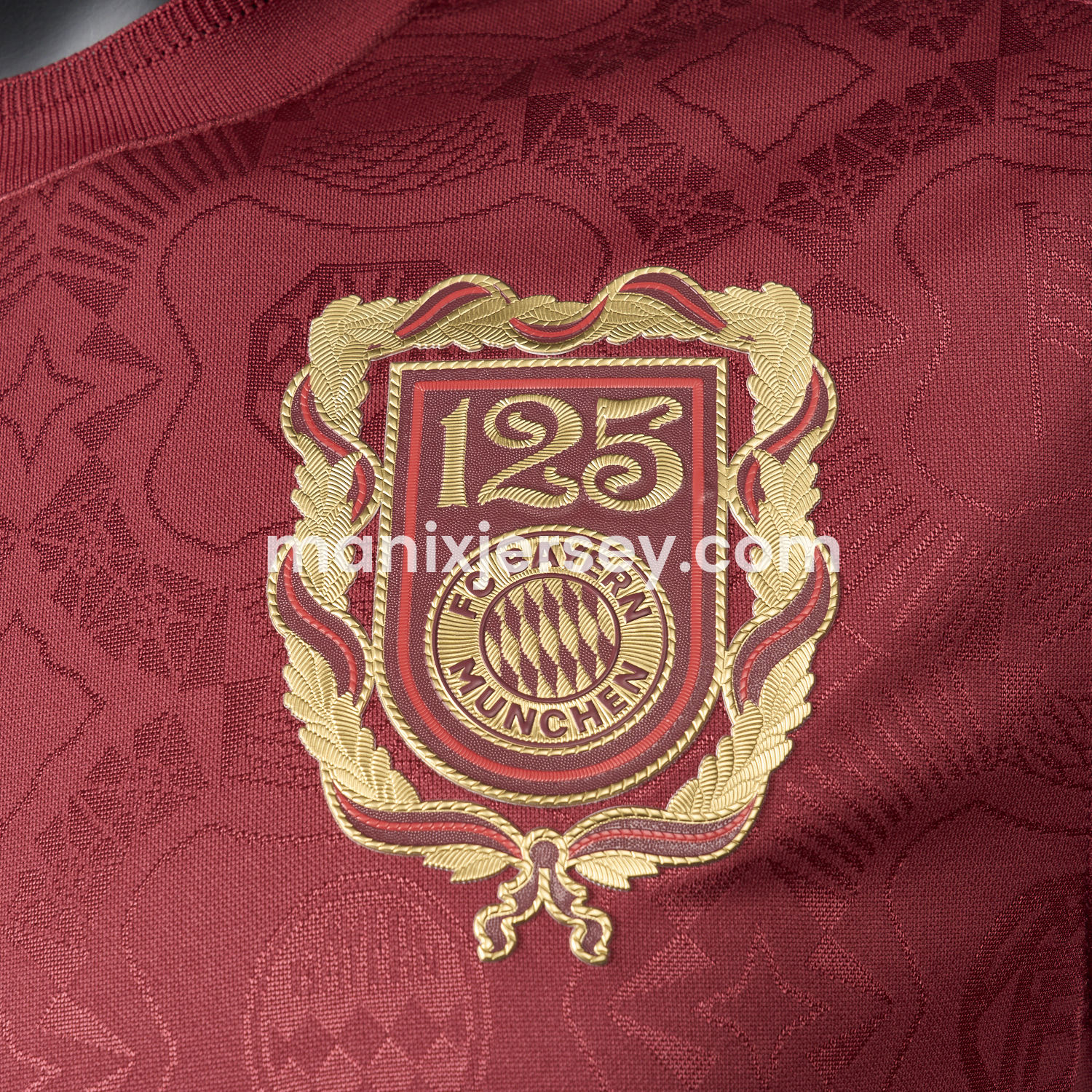 ManixJersey.com | Bayern Munich 2025 125th Anniversary Jersey - Player Version -Customize Name, Number and Patch | Worldwide Shipping