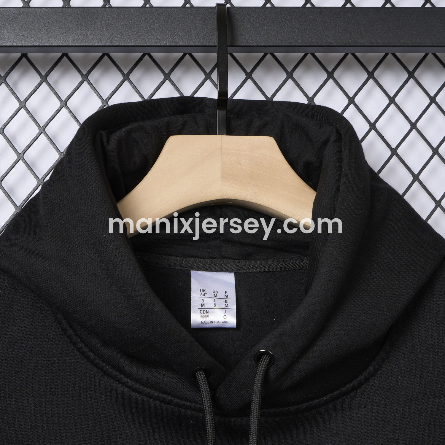 ManixJersey.com | Barcelona x Travis Scott Black Unisex Pullover Hoodie -Customize Name, Number and Patch | Worldwide Shipping