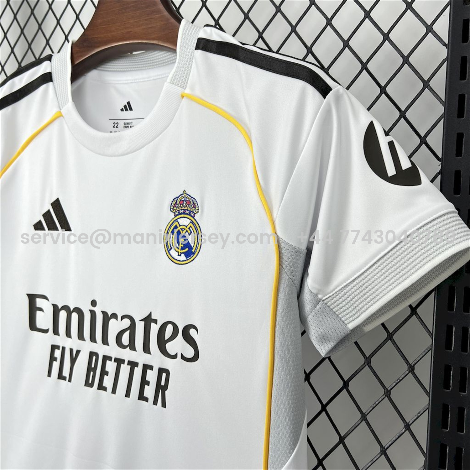 ManixJersey.com | Real Madrid 25-26 Home White Kids Kit - Fans Version -Customize Name, Number and Patch | Worldwide Shipping