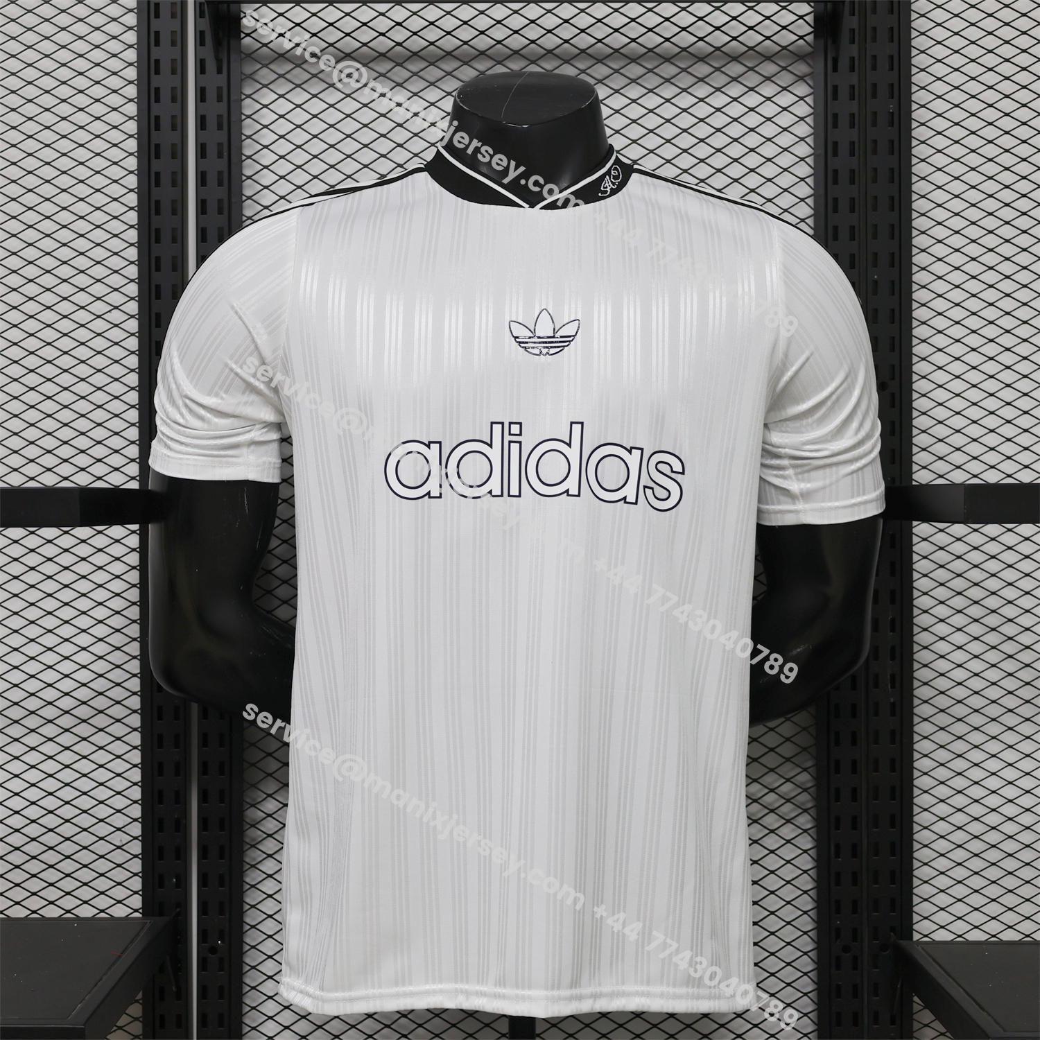 Adidas 26-27 Terrace Icon Retro Casual Style White Jersey - Player Version:football jersey mysite: unitedjerseyfootball 邓江浪:football
