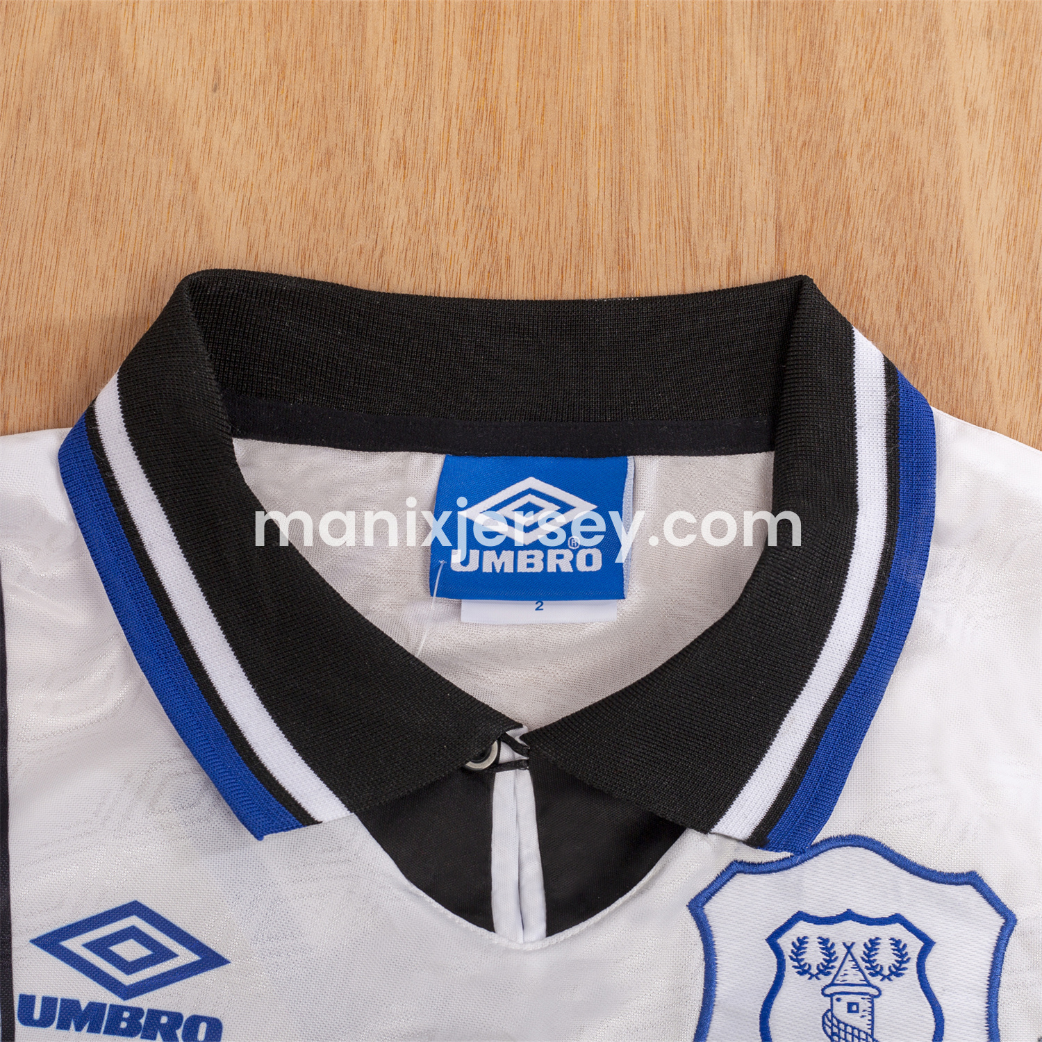 ManixJersey.com | Retro Everton 1994-95 Away Jersey -Customize Name, Number and Patch | Worldwide Shipping