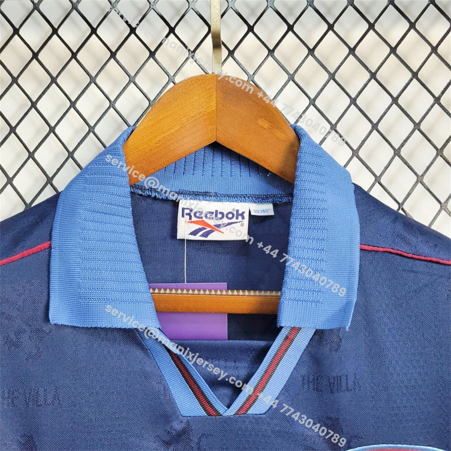 ManixJersey.com | Retro Aston Villa 1995-97 Away Jersey -Customize Name, Number and Patch | Worldwide Shipping